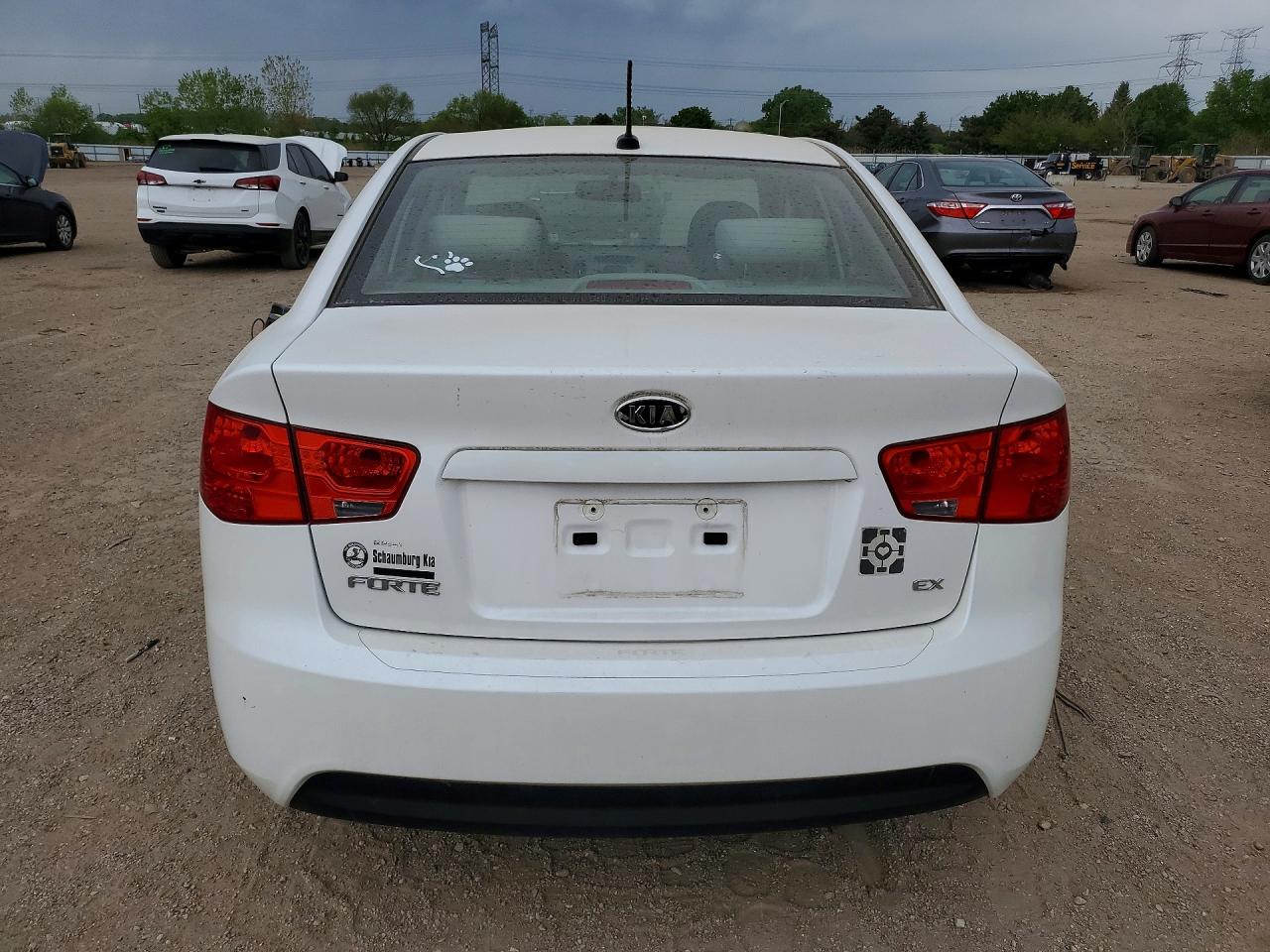 2013 Kia Forte Ex White vin: KNAFU4A26D5731219