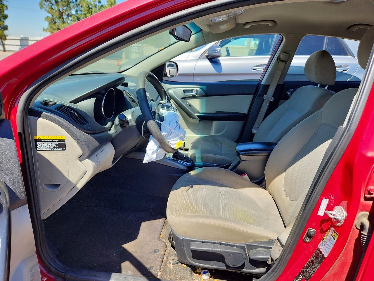 2013 Kia Forte Ex Red vin: KNAFU4A26D5740230