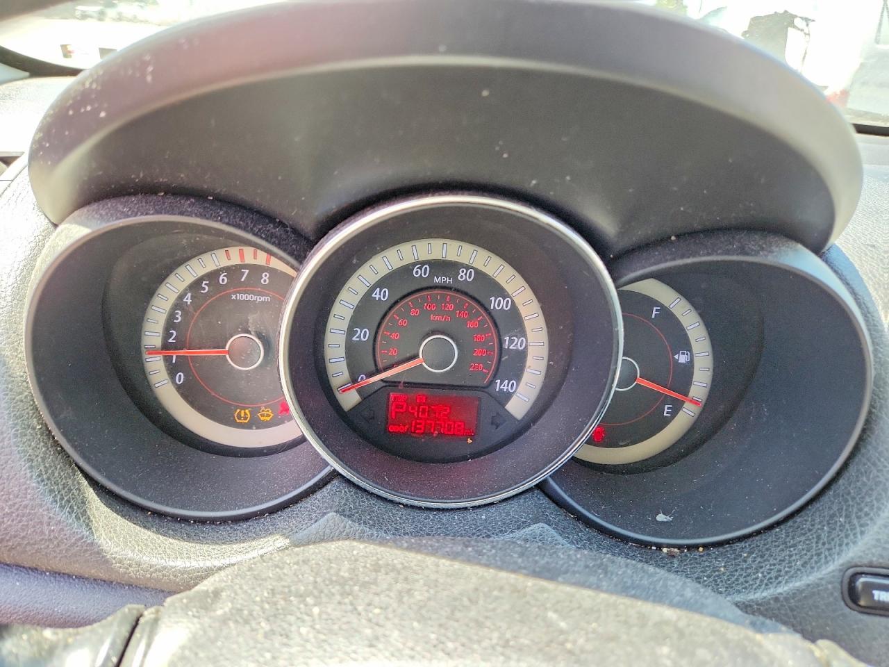 2013 Kia Forte Ex Red vin: KNAFU4A26D5740230