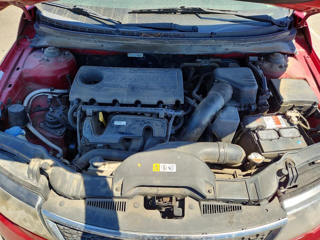 2013 Kia Forte Ex Red vin: KNAFU4A26D5740230