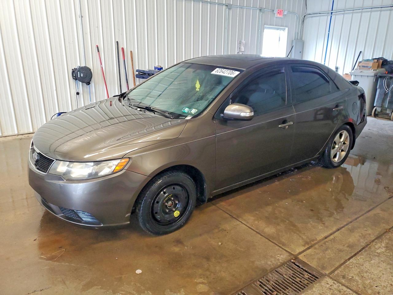 2010 Kia Forte Ex Brown vin: KNAFU4A27A5120711