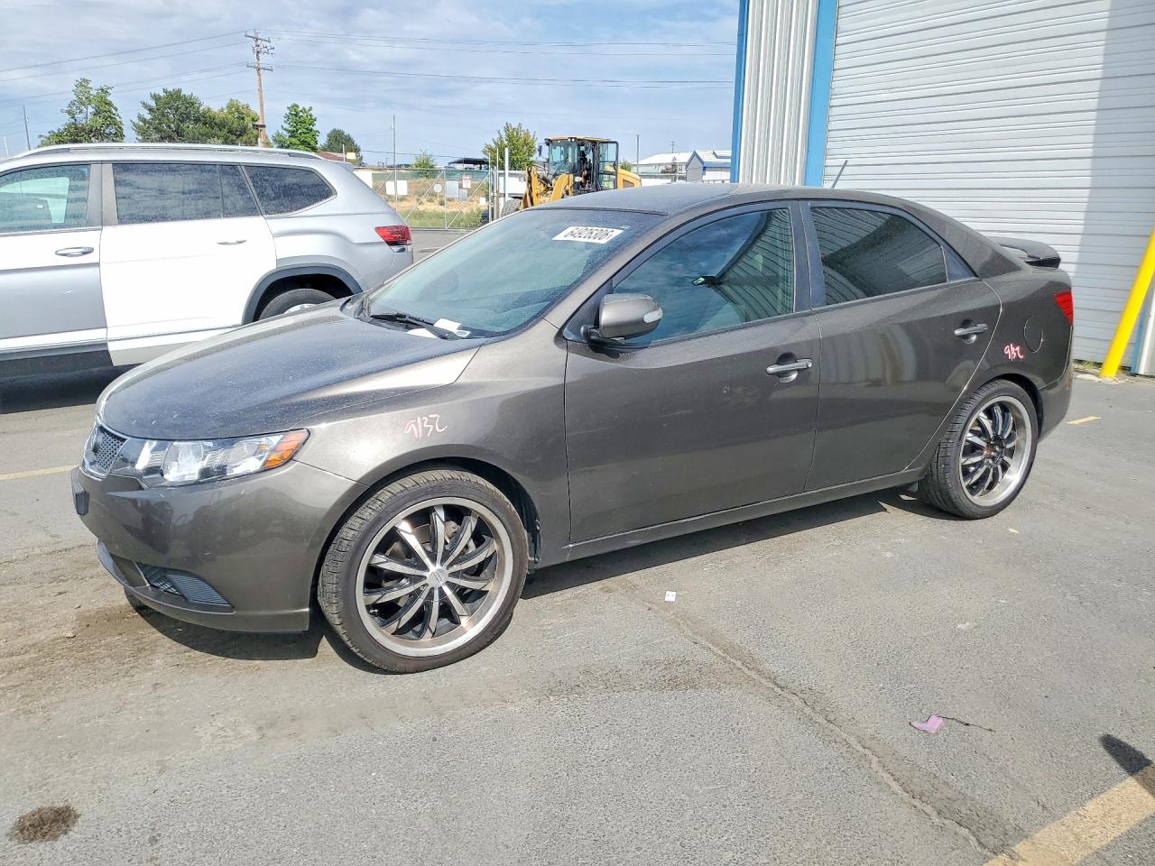 2010 Kia Forte Ex Gray vin: KNAFU4A27A5301226