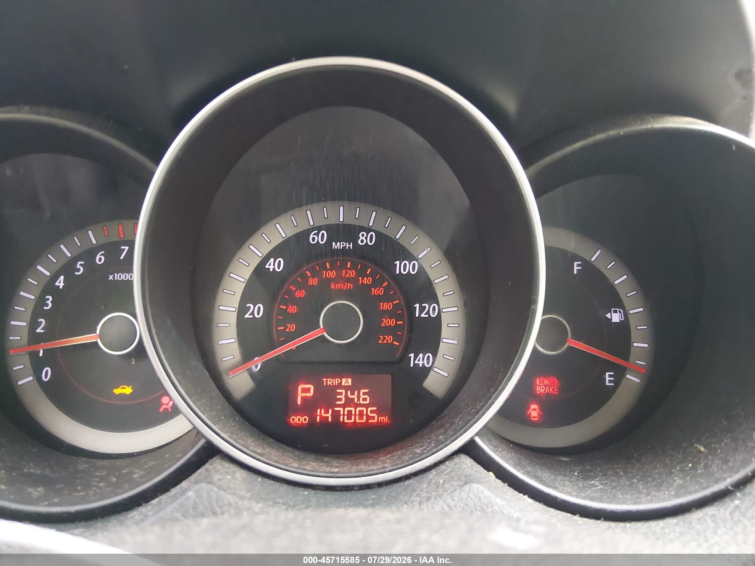 2010 Kia Forte Ex Black vin: KNAFU4A27A5847363