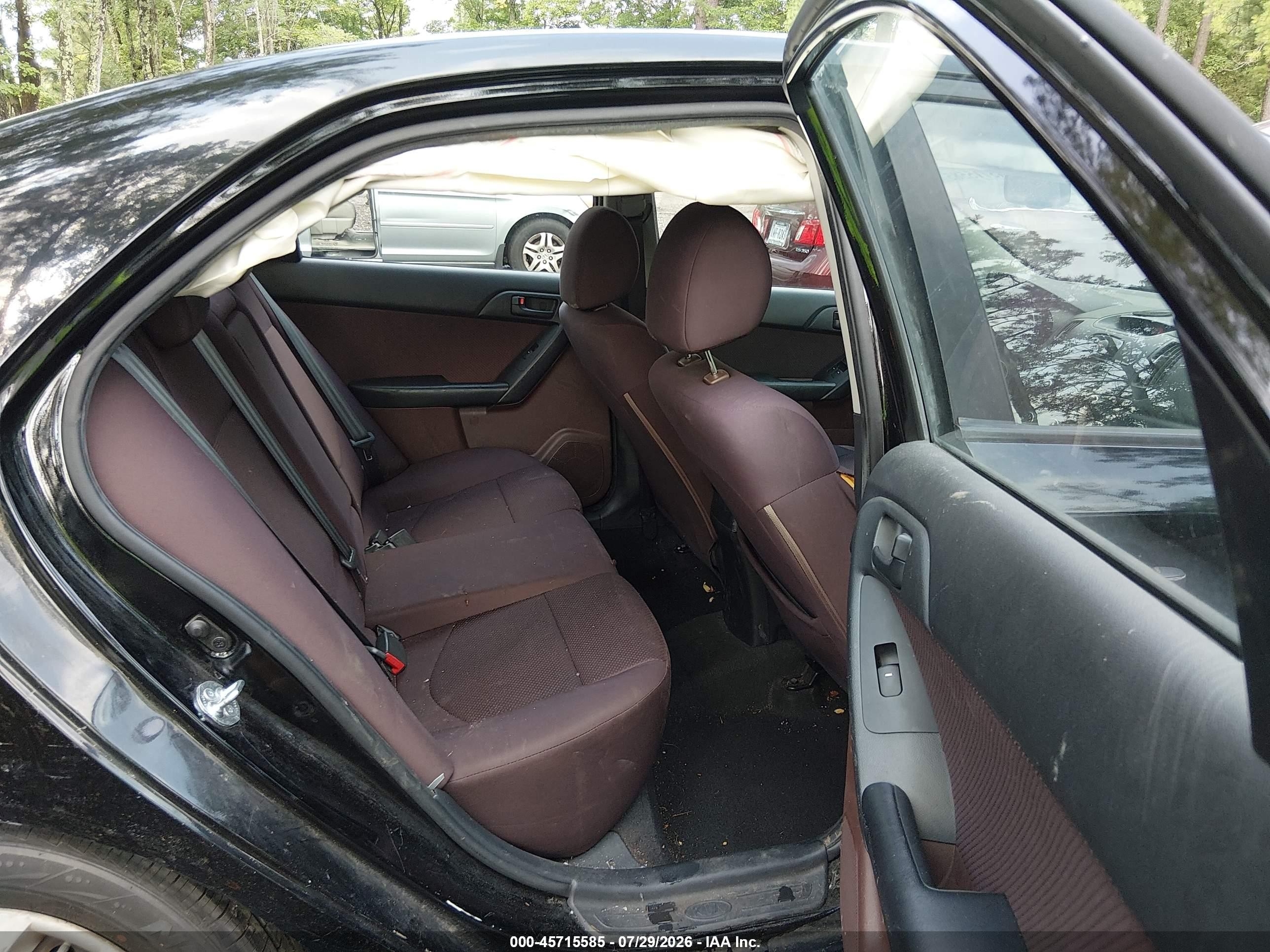 2010 Kia Forte Ex Black vin: KNAFU4A27A5847363