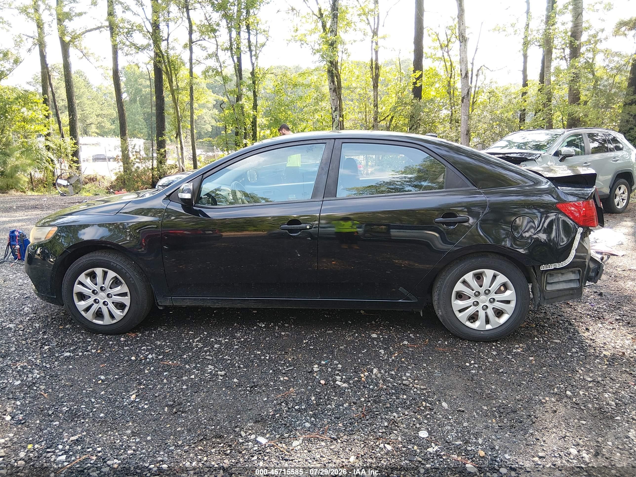 2010 Kia Forte Ex Black vin: KNAFU4A27A5847363
