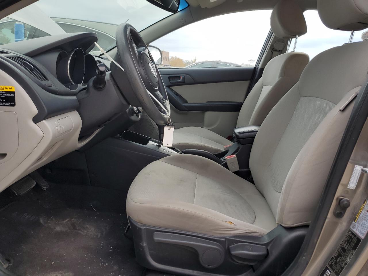 2010 Kia Forte Ex Серый vin: KNAFU4A27A5855303