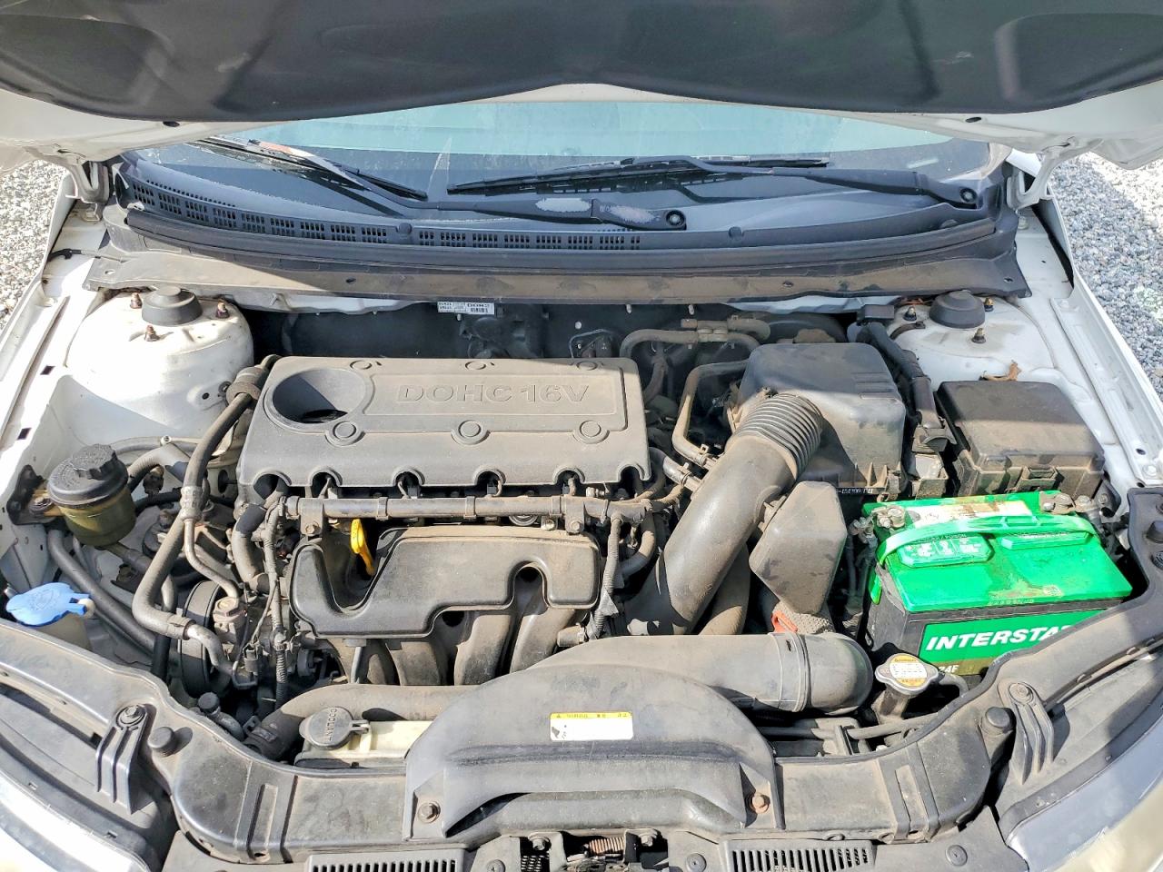2010 Kia Forte Ex White vin: KNAFU4A27A5856645