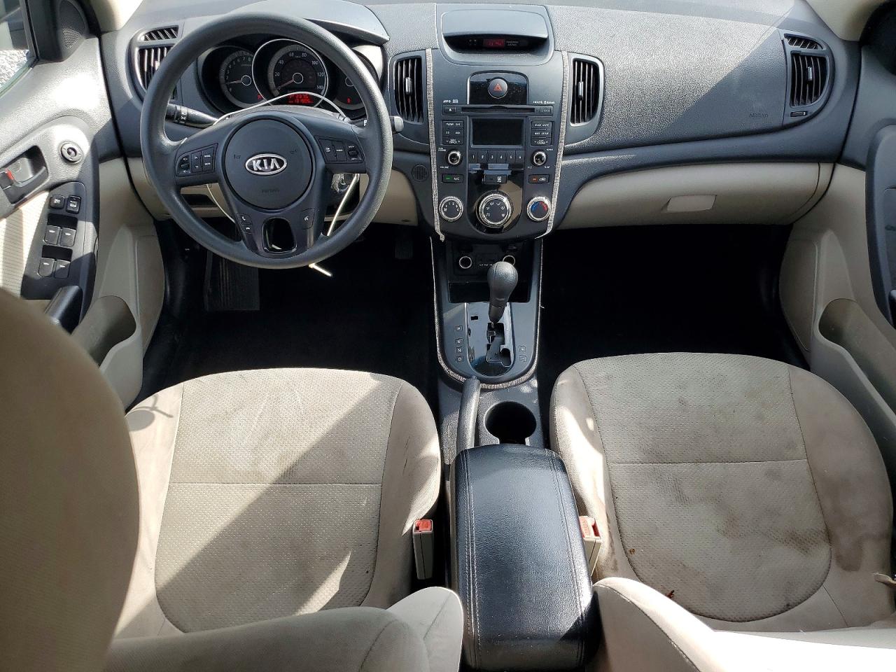2010 Kia Forte Ex White vin: KNAFU4A27A5856645