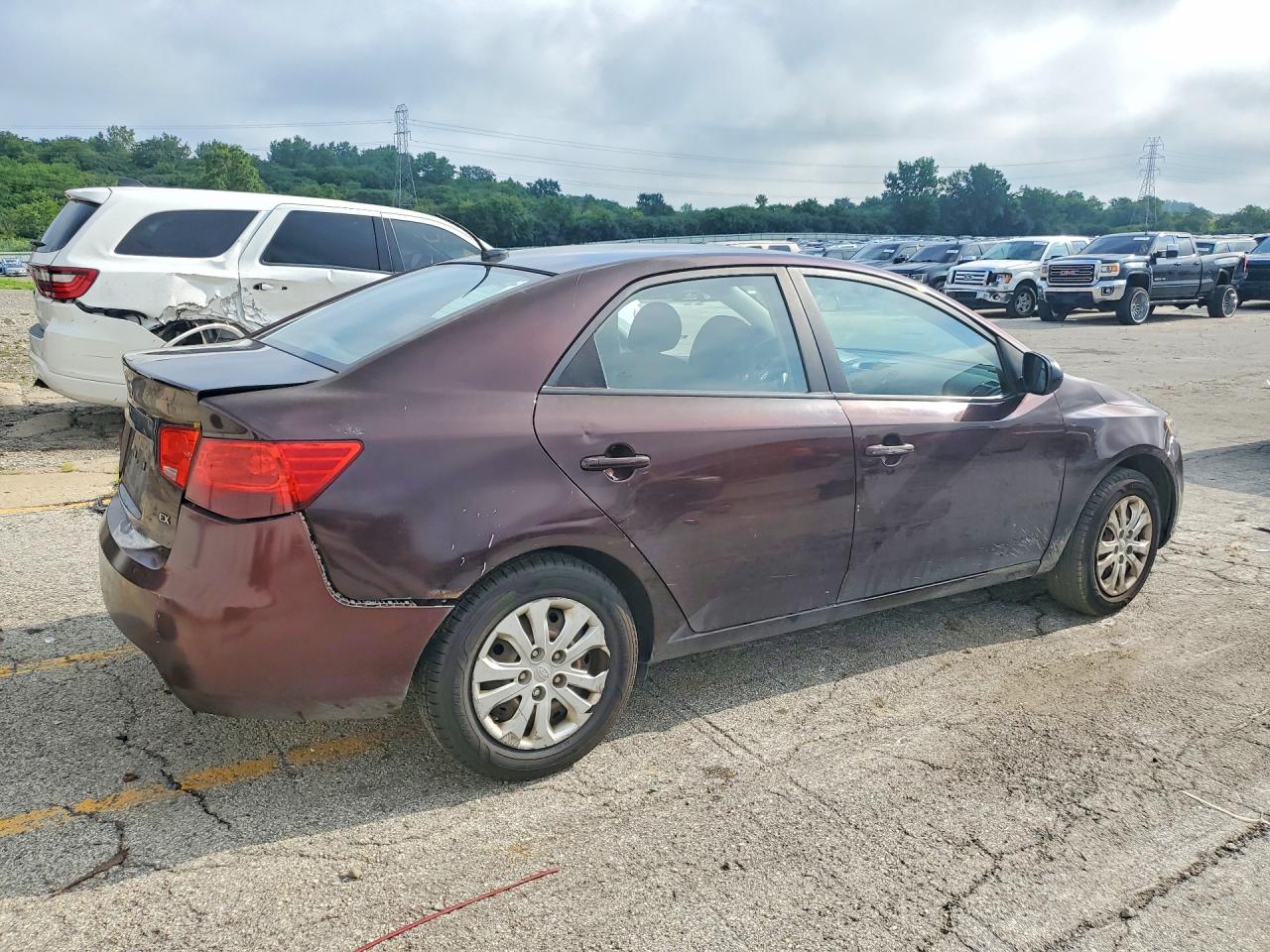 2010 Kia Forte Ex Фиолетовый vin: KNAFU4A27A5867581