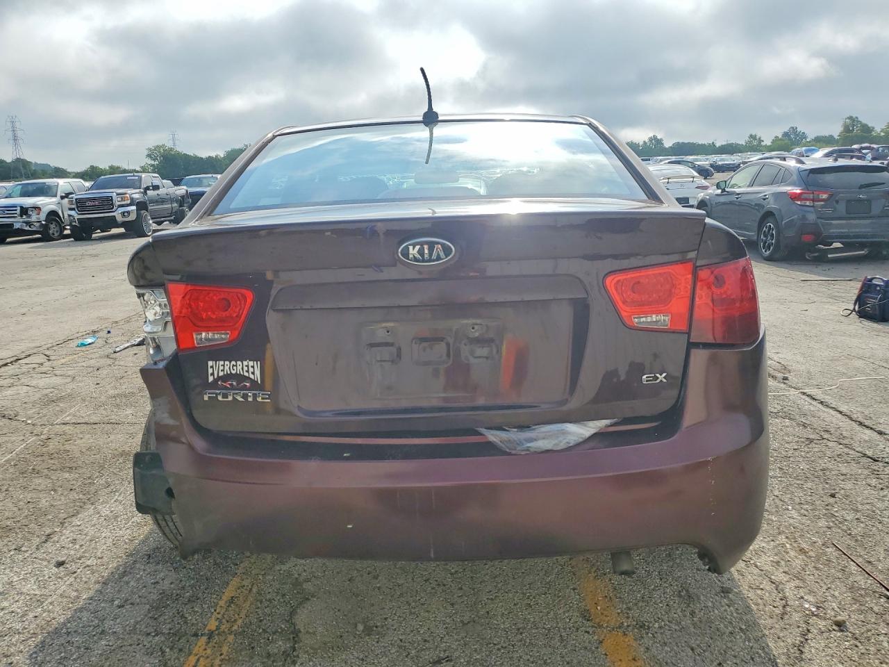 2010 Kia Forte Ex Фиолетовый vin: KNAFU4A27A5867581