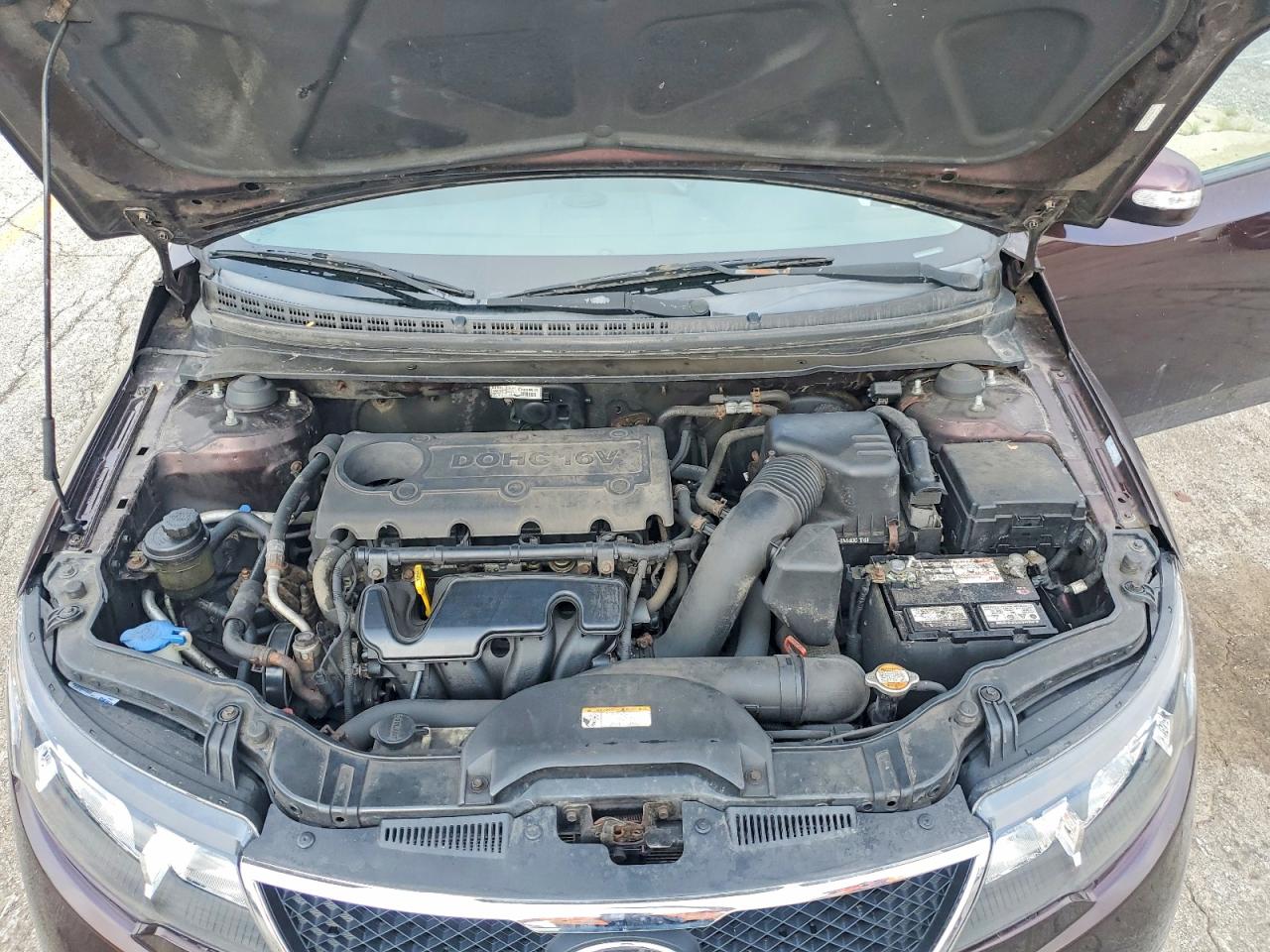 2010 Kia Forte Ex Фиолетовый vin: KNAFU4A27A5867581