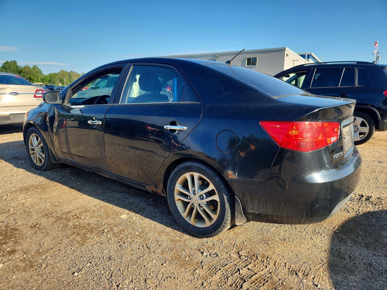 2011 Kia Forte Ex Черный vin: KNAFU4A27B5319551