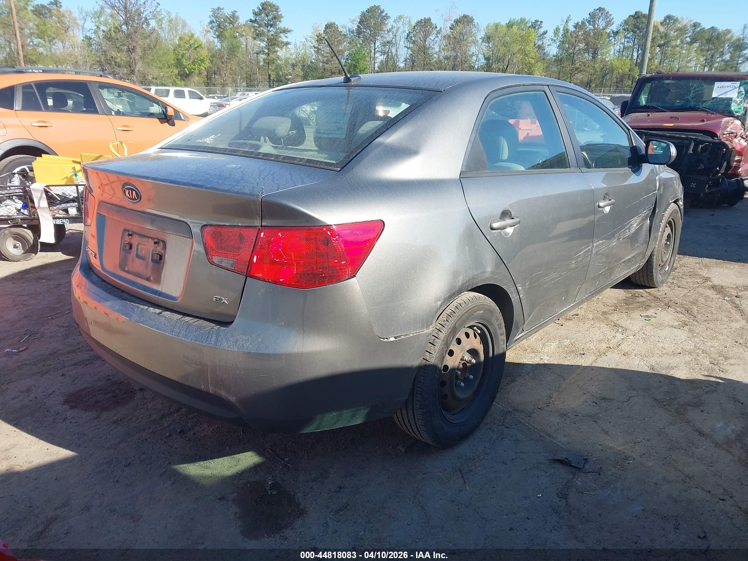 2011 Kia Forte Ex Brown vin: KNAFU4A27B5434005