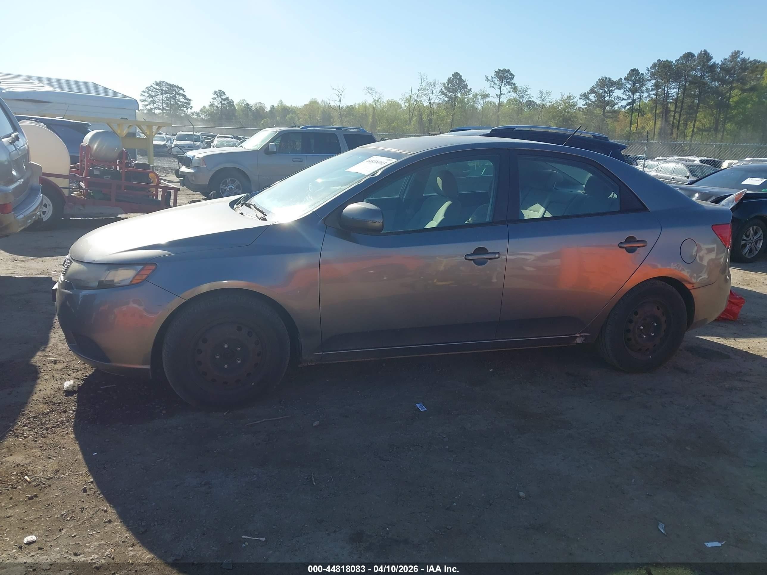 2011 Kia Forte Ex Brown vin: KNAFU4A27B5434005