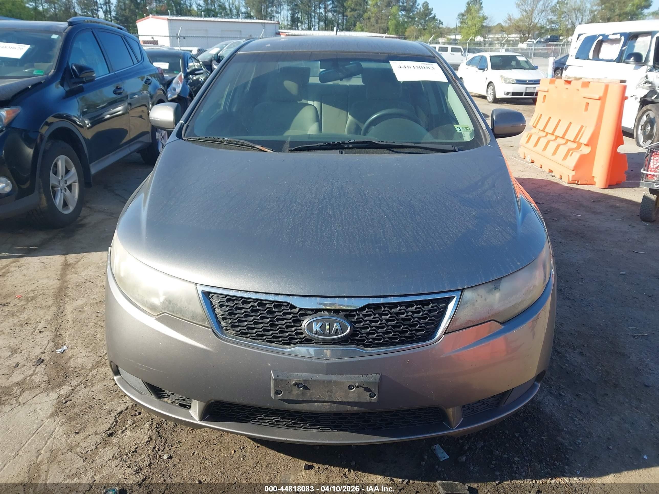 2011 Kia Forte Ex Brown vin: KNAFU4A27B5434005