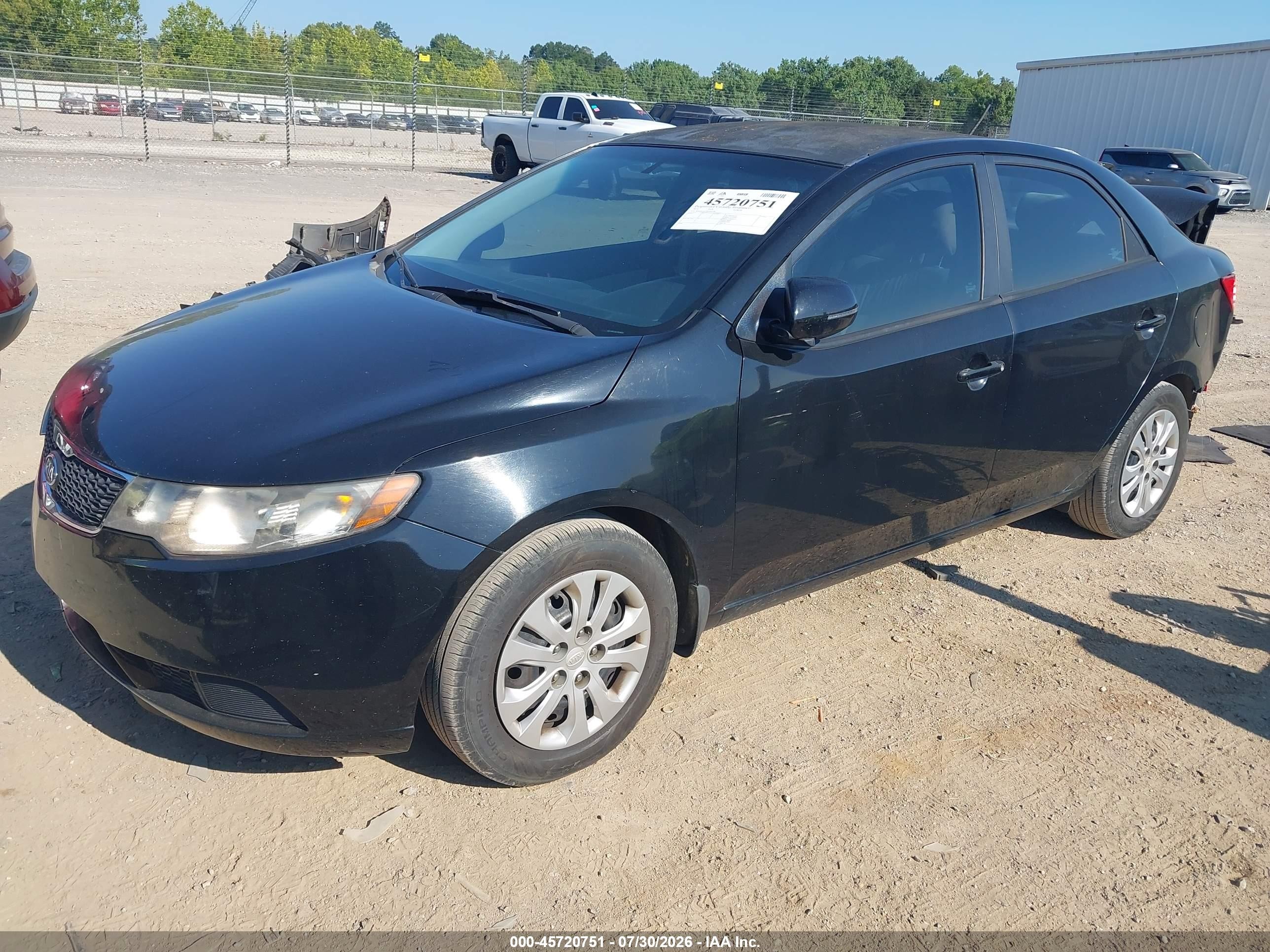 2011 Kia Forte Ex Черный vin: KNAFU4A27B5466338