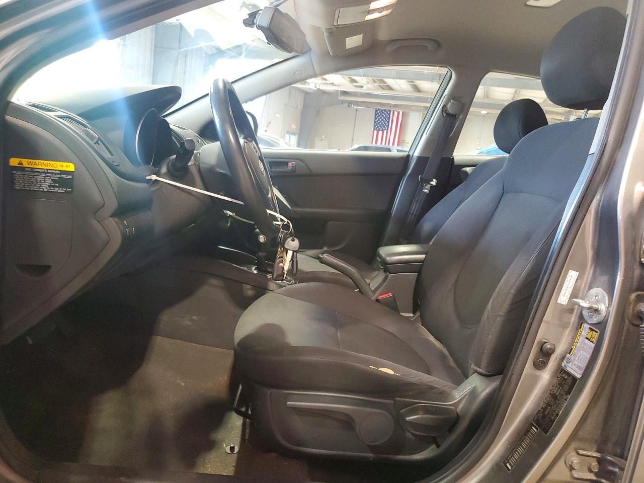2012 Kia Forte Ex Gray vin: KNAFU4A27C5554193