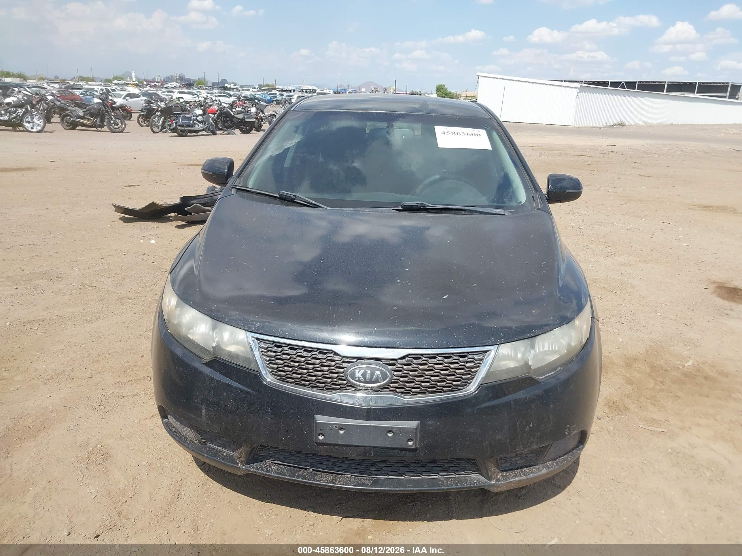 2012 Kia Forte Ex Черный vin: KNAFU4A27C5590854