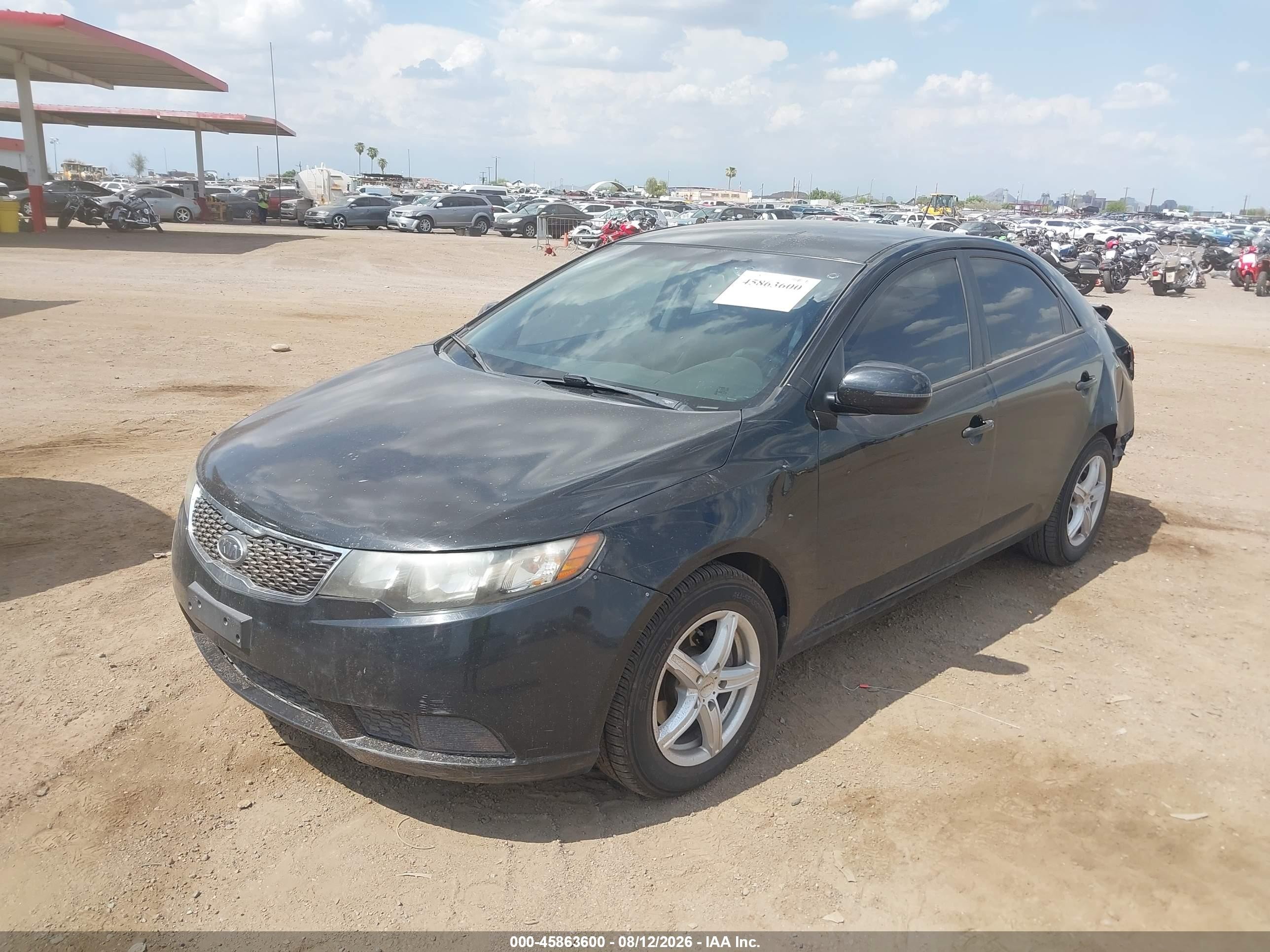 2012 Kia Forte Ex Черный vin: KNAFU4A27C5590854