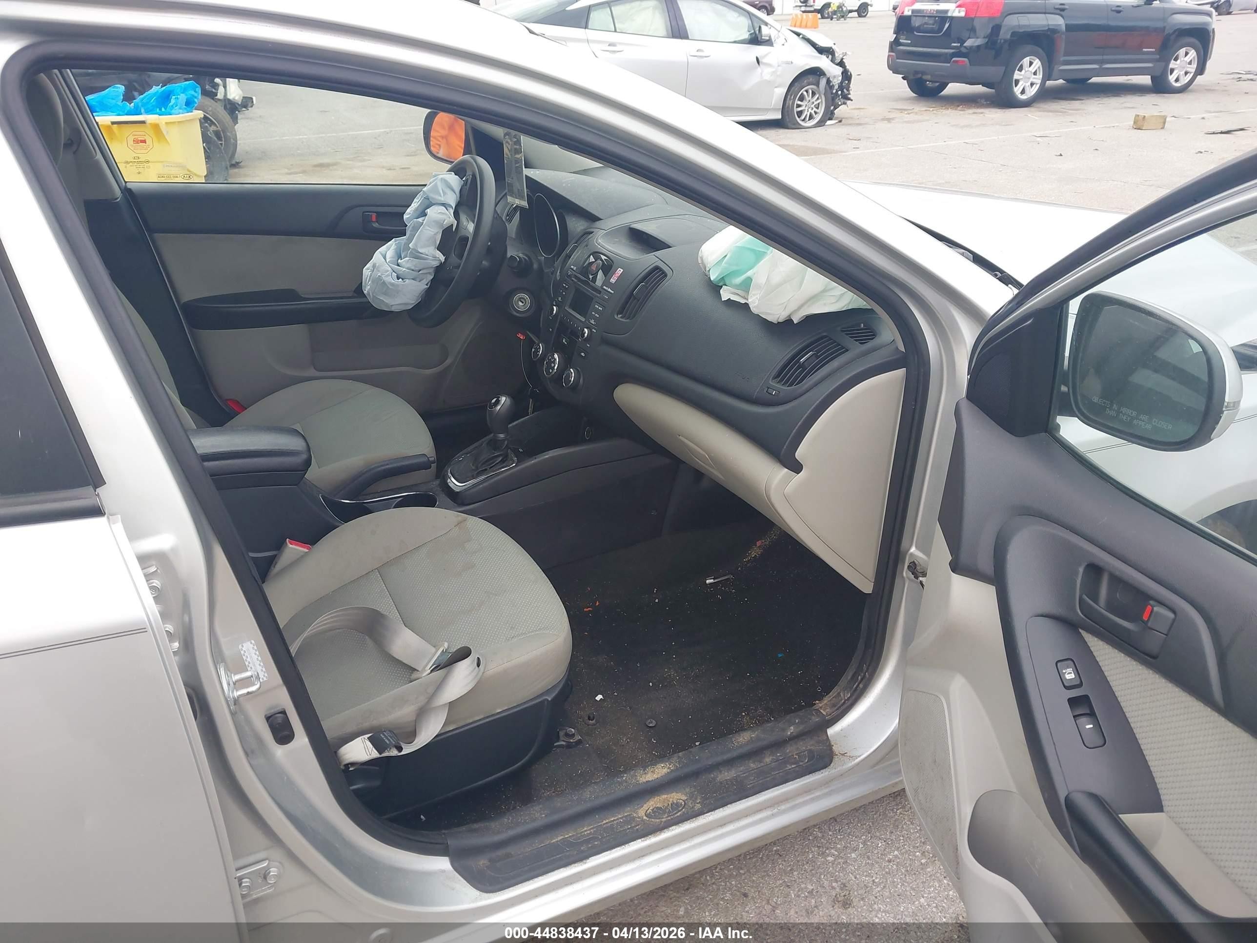 2012 Kia Forte Ex Silver vin: KNAFU4A27C5610133