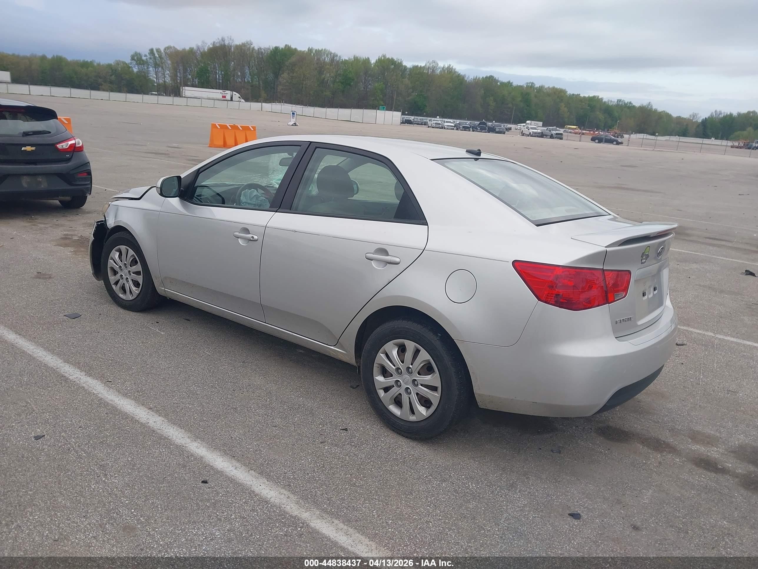 2012 Kia Forte Ex Silver vin: KNAFU4A27C5610133