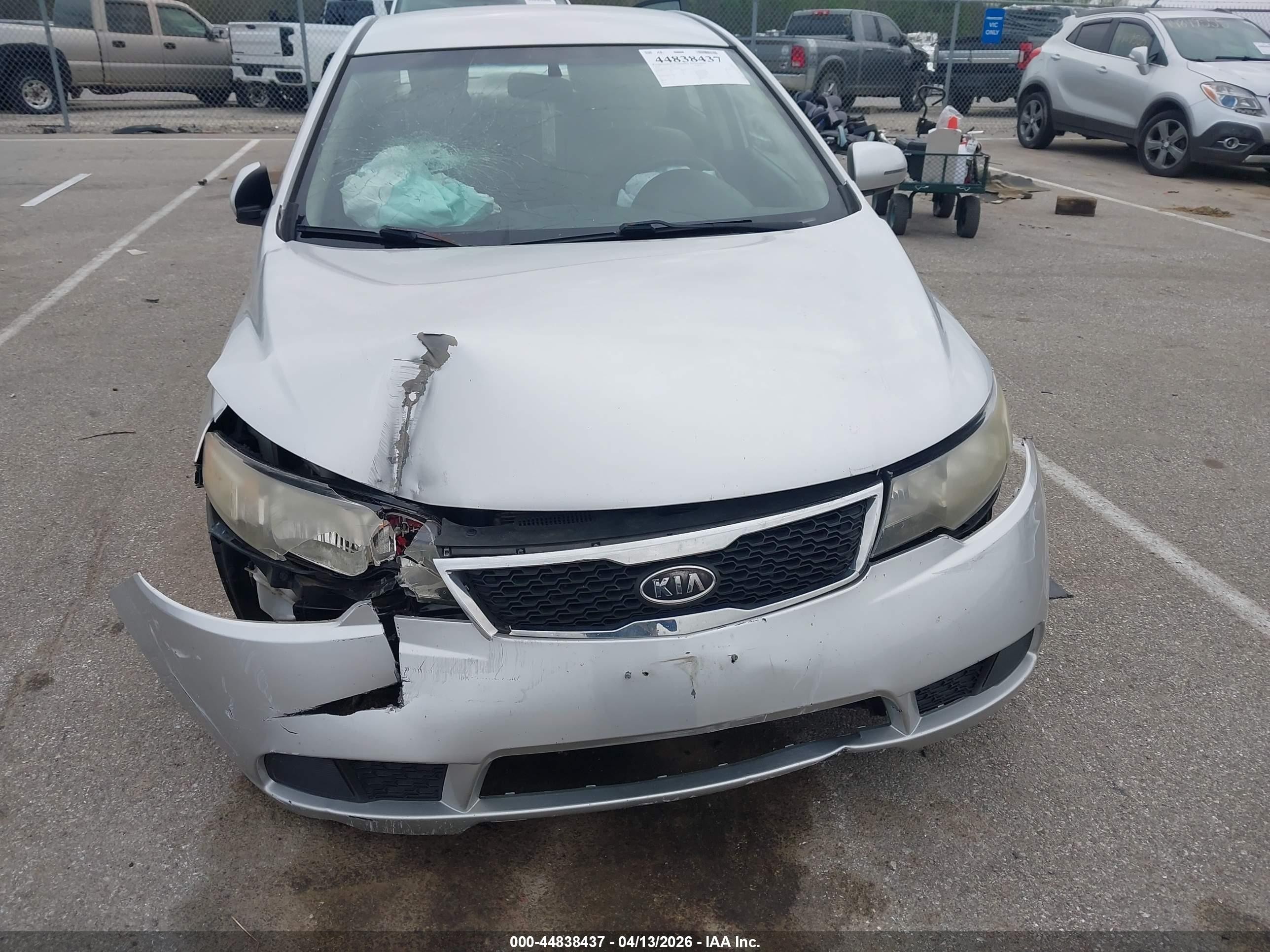2012 Kia Forte Ex Silver vin: KNAFU4A27C5610133