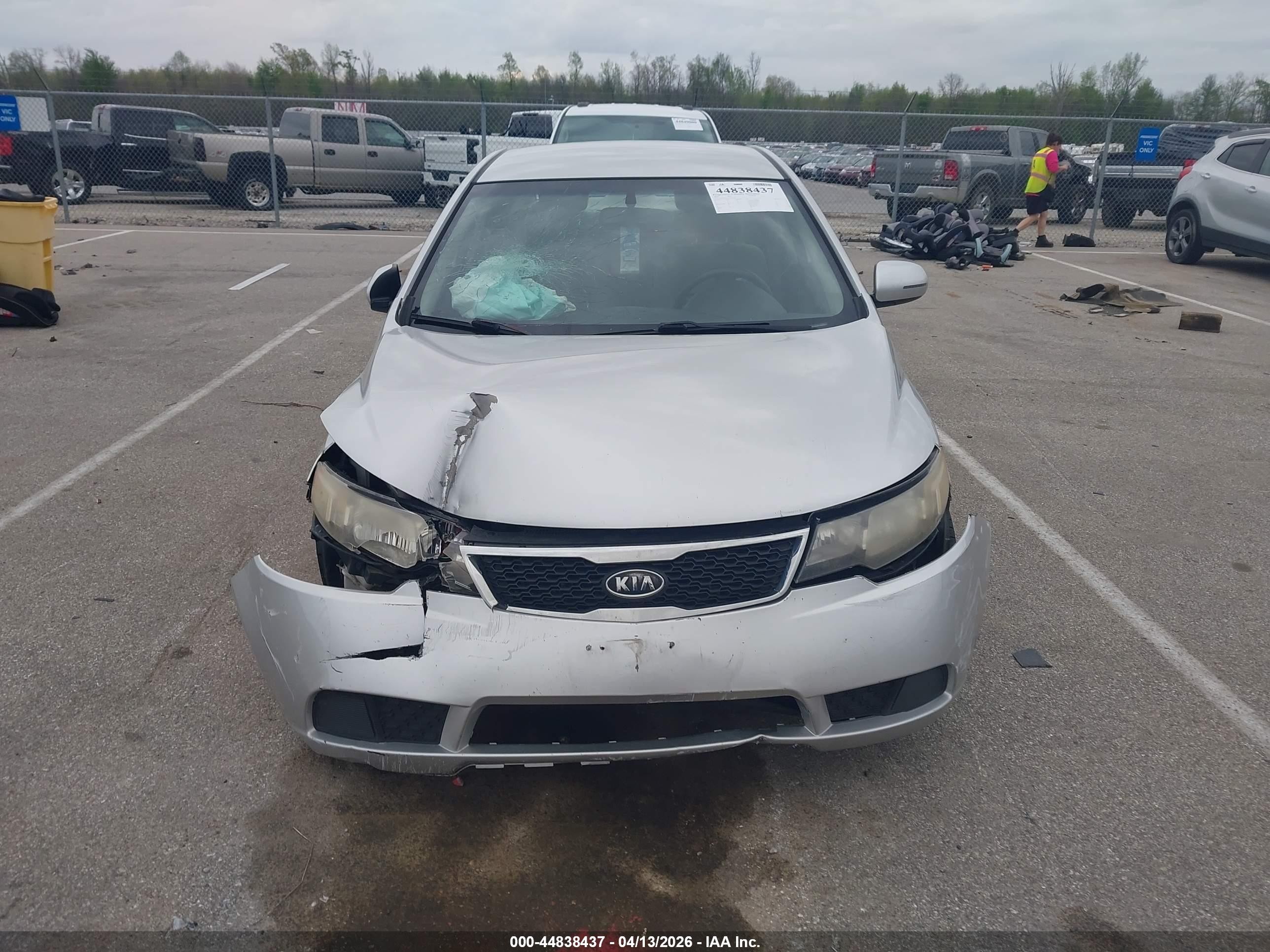 2012 Kia Forte Ex Silver vin: KNAFU4A27C5610133