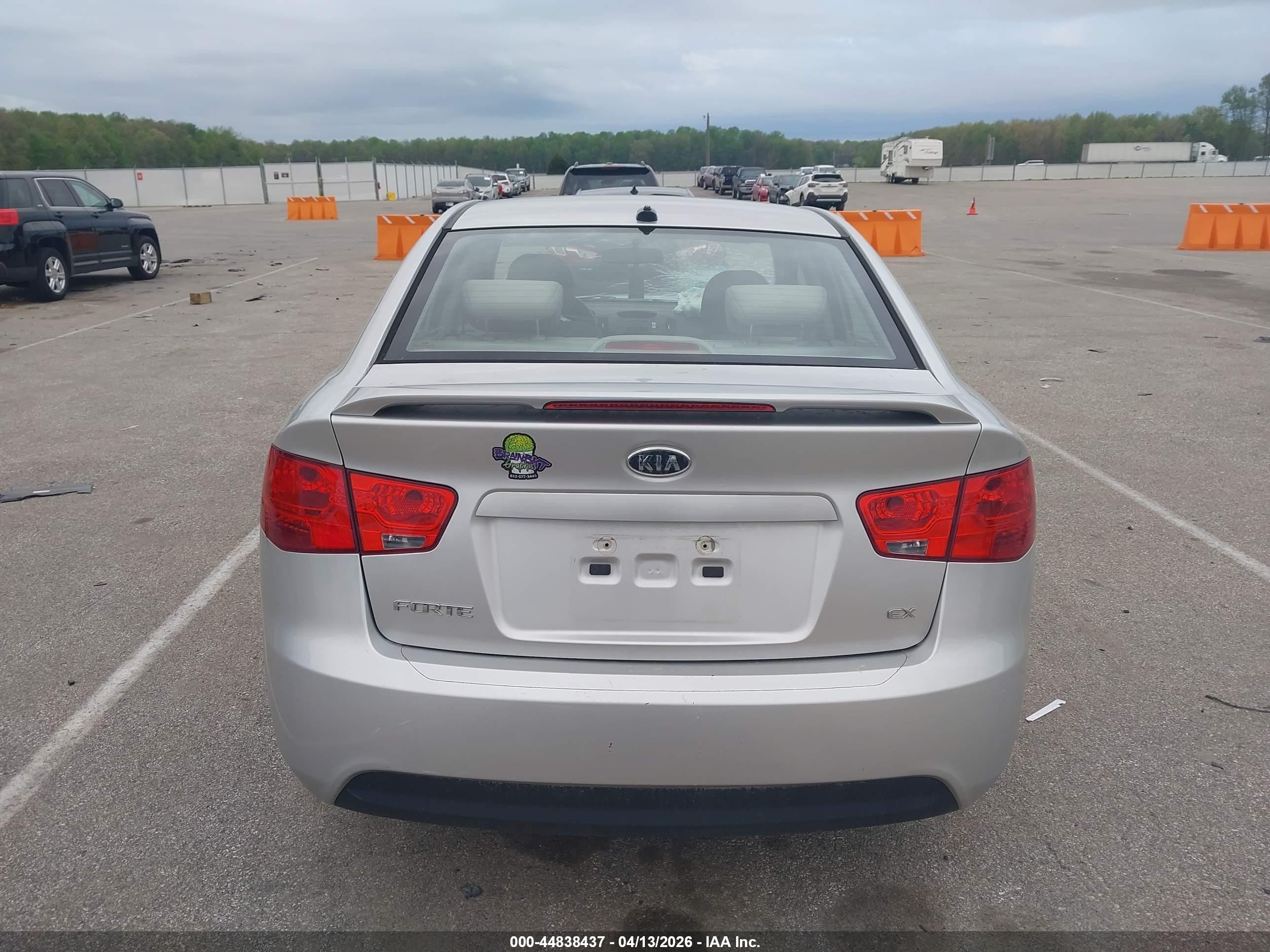 2012 Kia Forte Ex Silver vin: KNAFU4A27C5610133