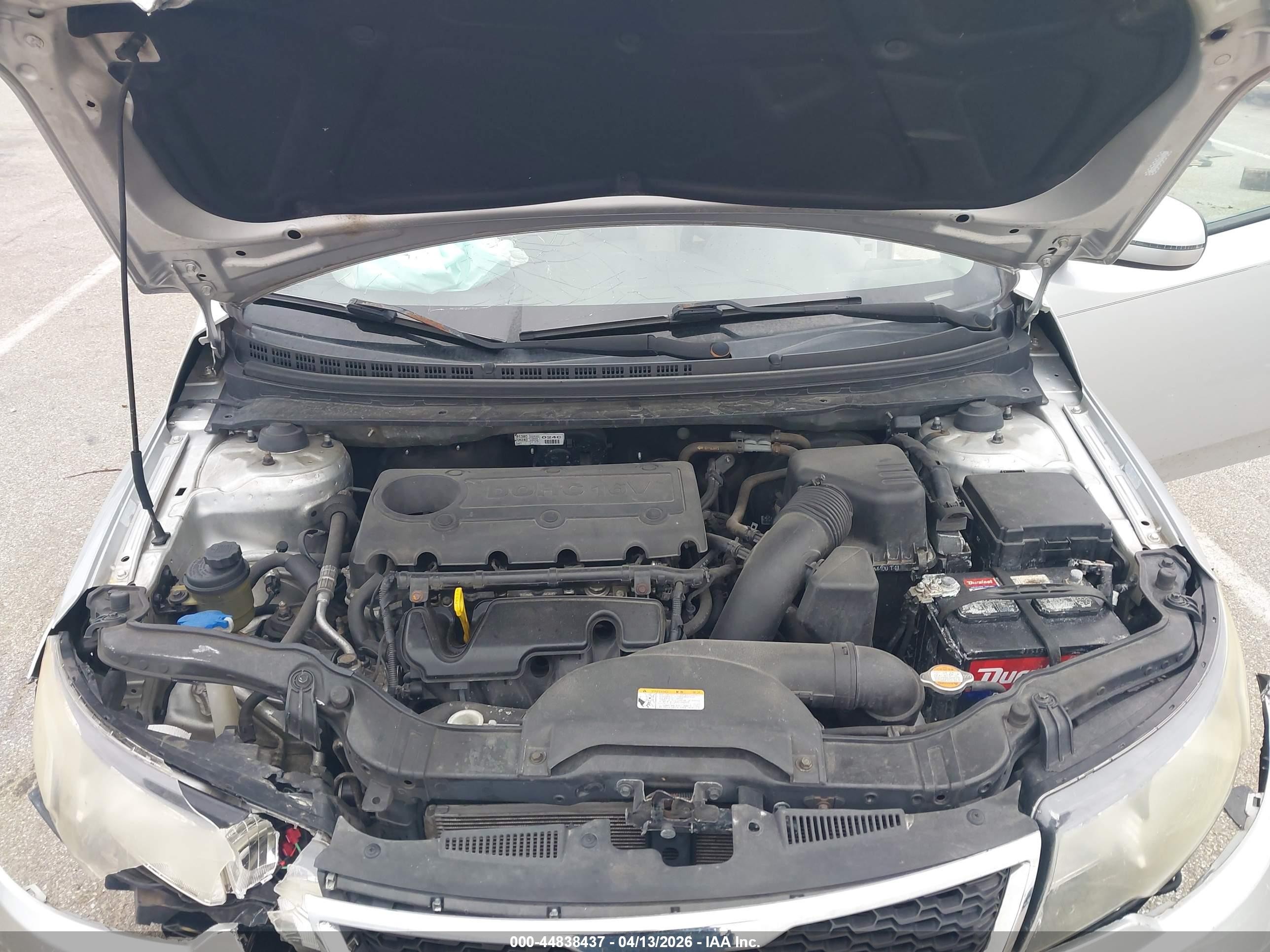 2012 Kia Forte Ex Silver vin: KNAFU4A27C5610133