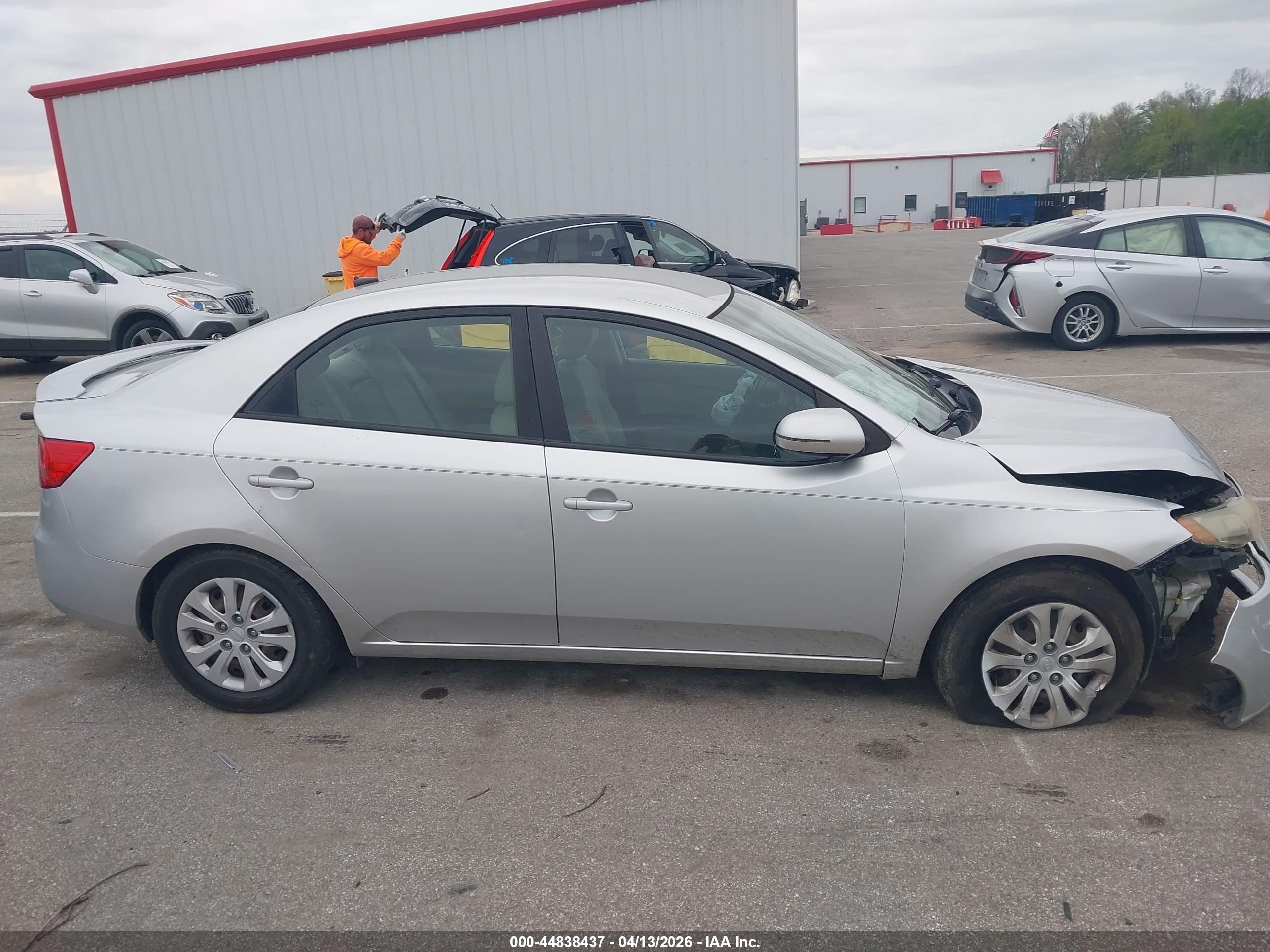 2012 Kia Forte Ex Silver vin: KNAFU4A27C5610133