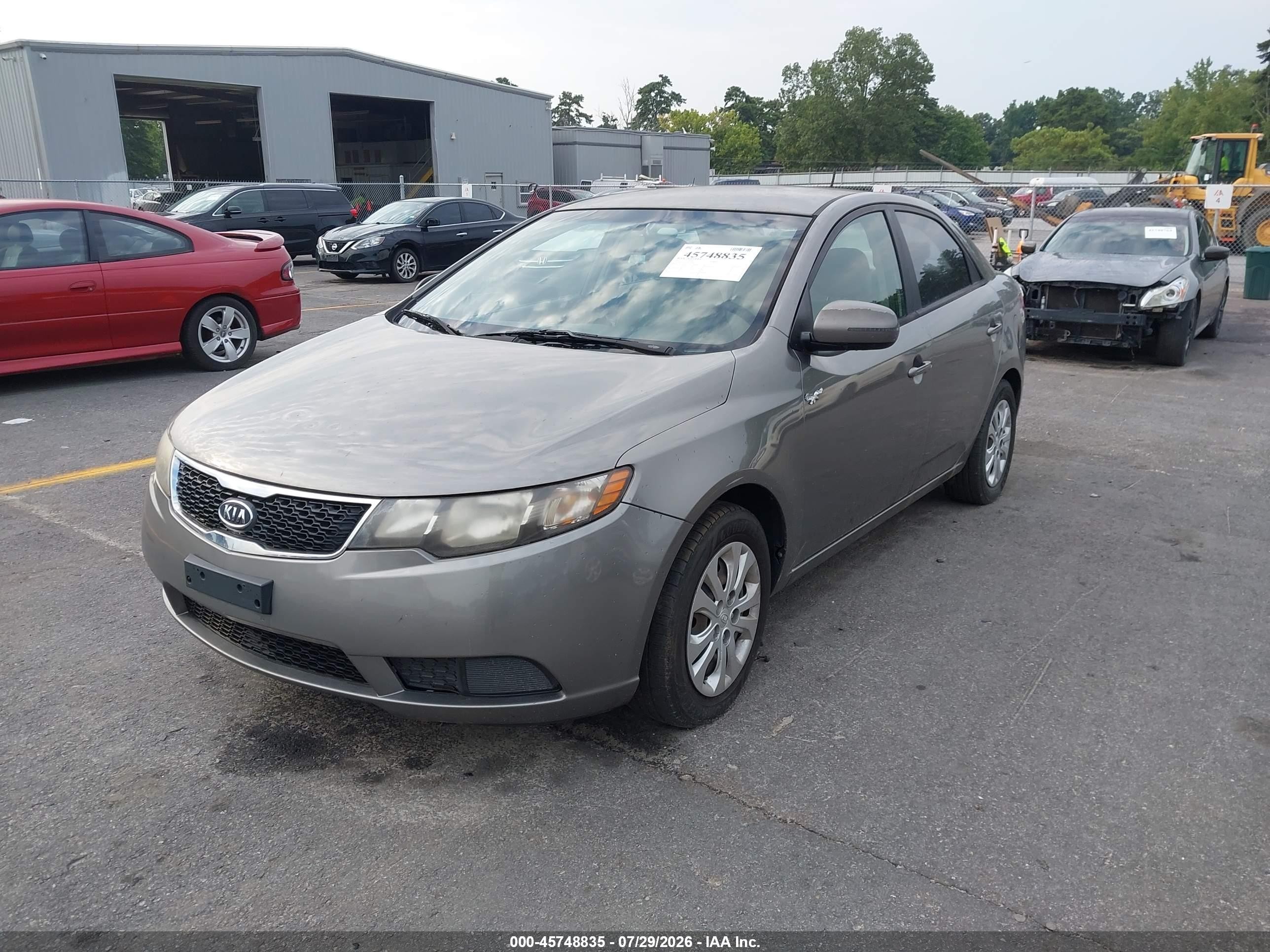 2012 Kia Forte Ex Серый vin: KNAFU4A27C5614053