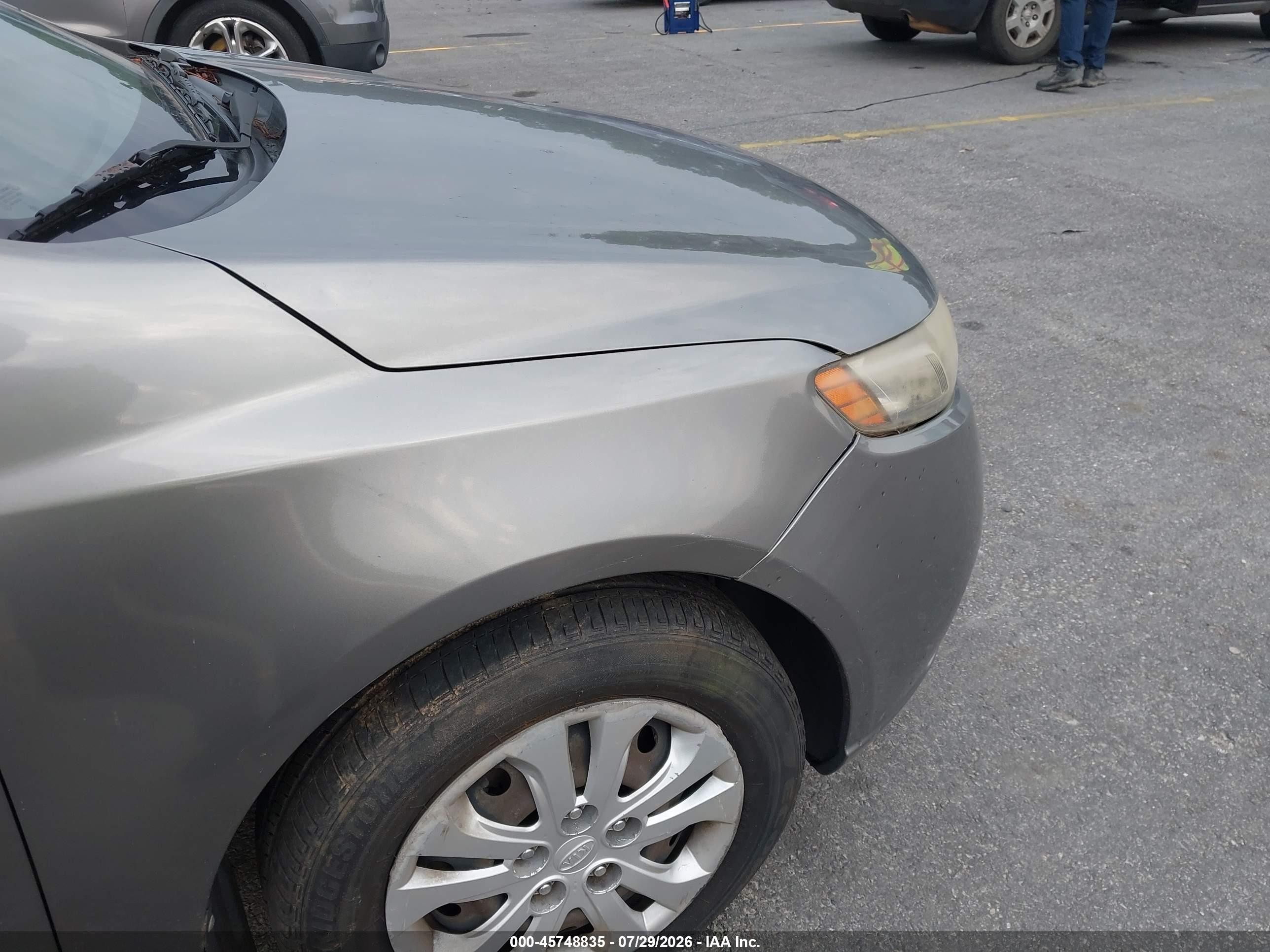 2012 Kia Forte Ex Серый vin: KNAFU4A27C5614053