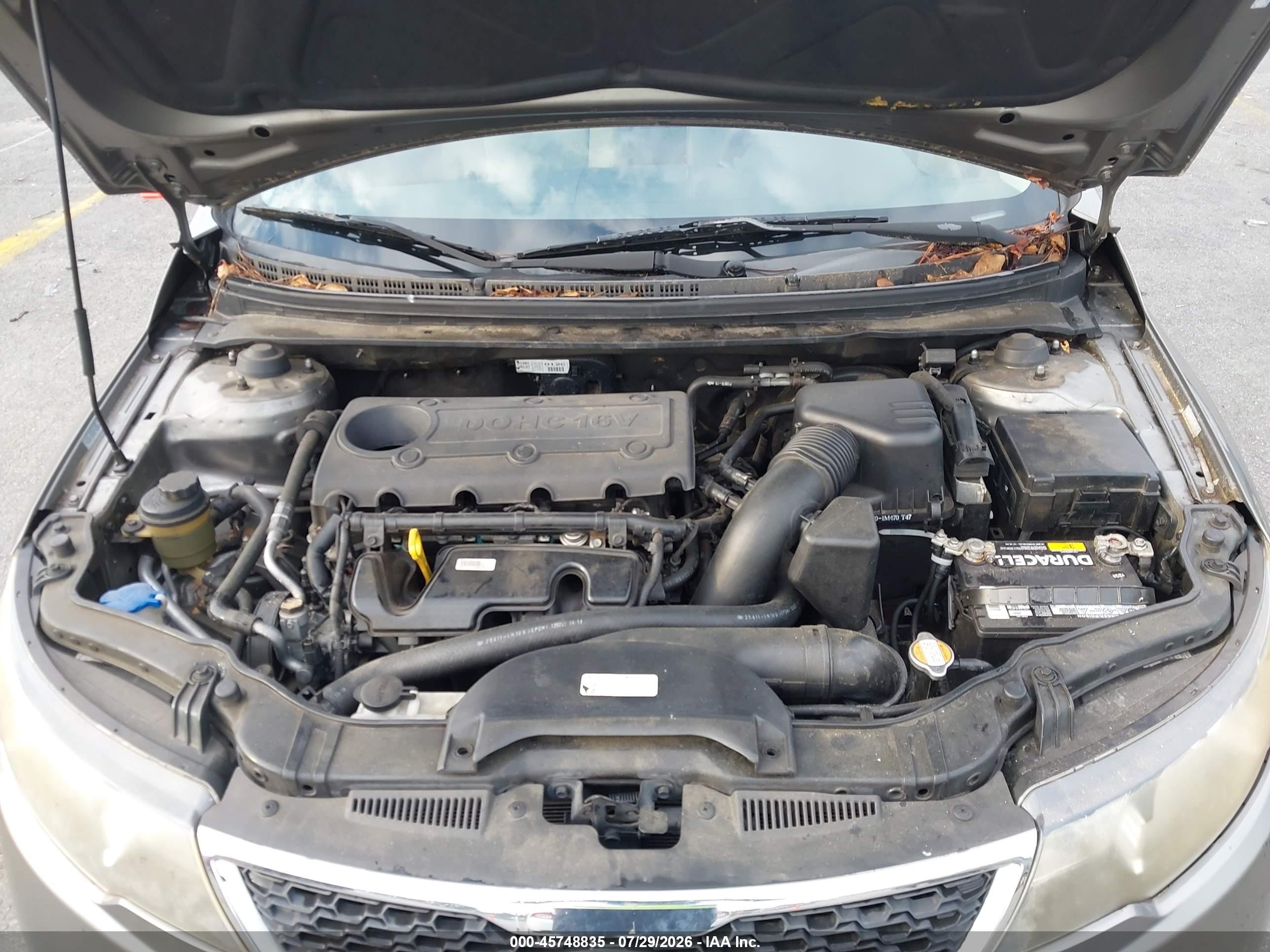 2012 Kia Forte Ex Серый vin: KNAFU4A27C5614053