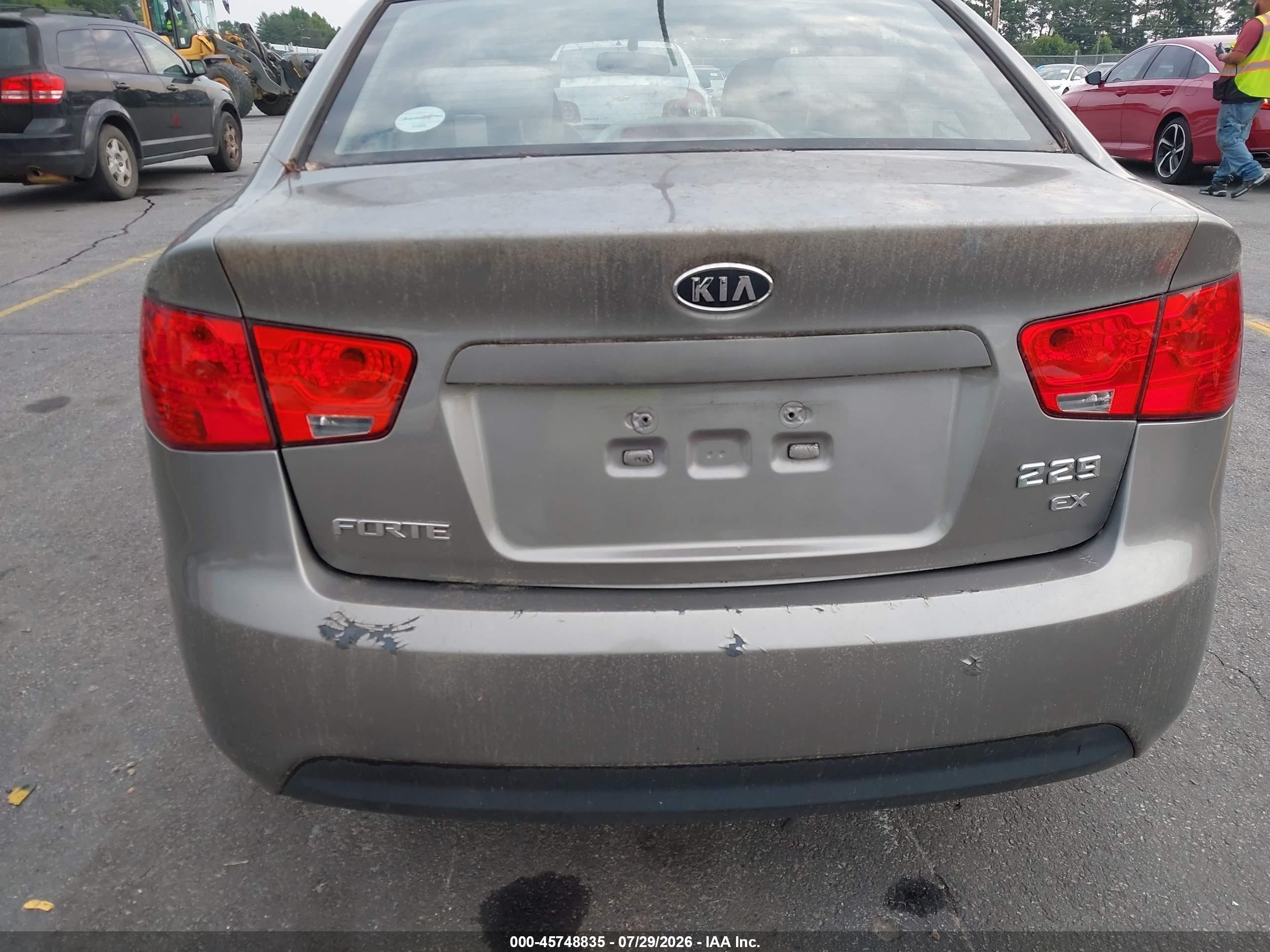 2012 Kia Forte Ex Серый vin: KNAFU4A27C5614053