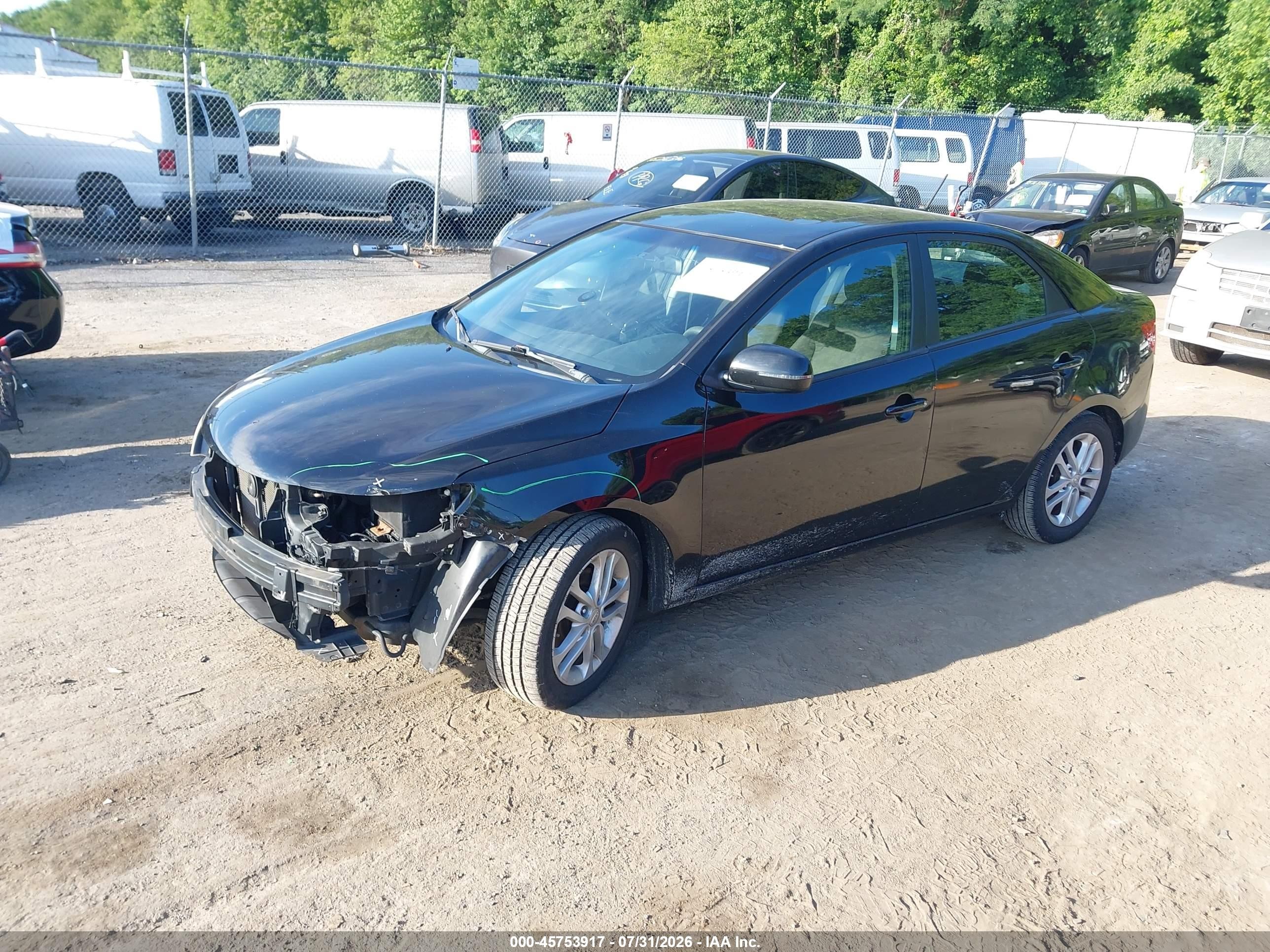 2012 Kia Forte Ex Black vin: KNAFU4A27C5625635
