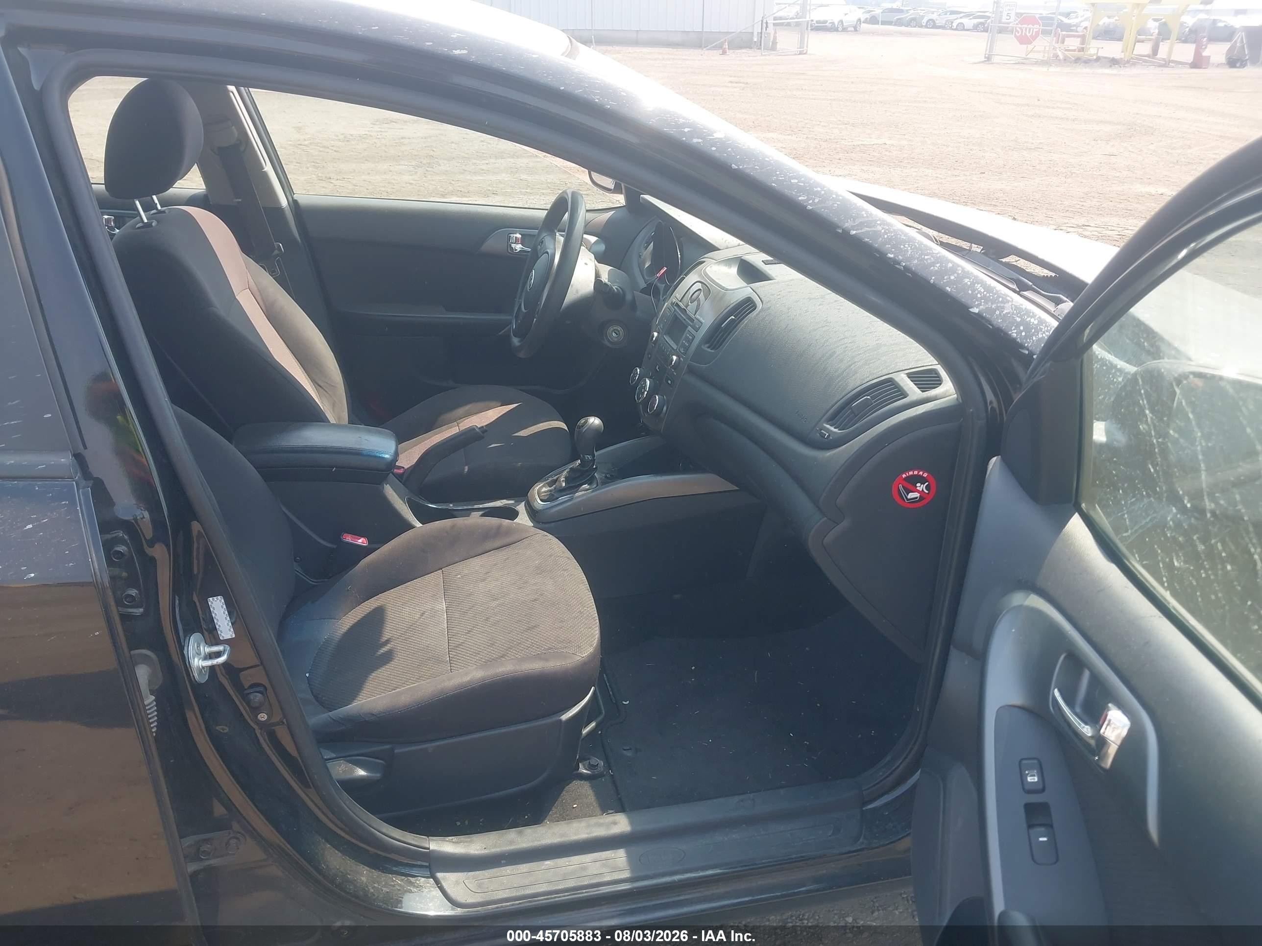 2013 Kia Forte Ex Black vin: KNAFU4A27D5712386