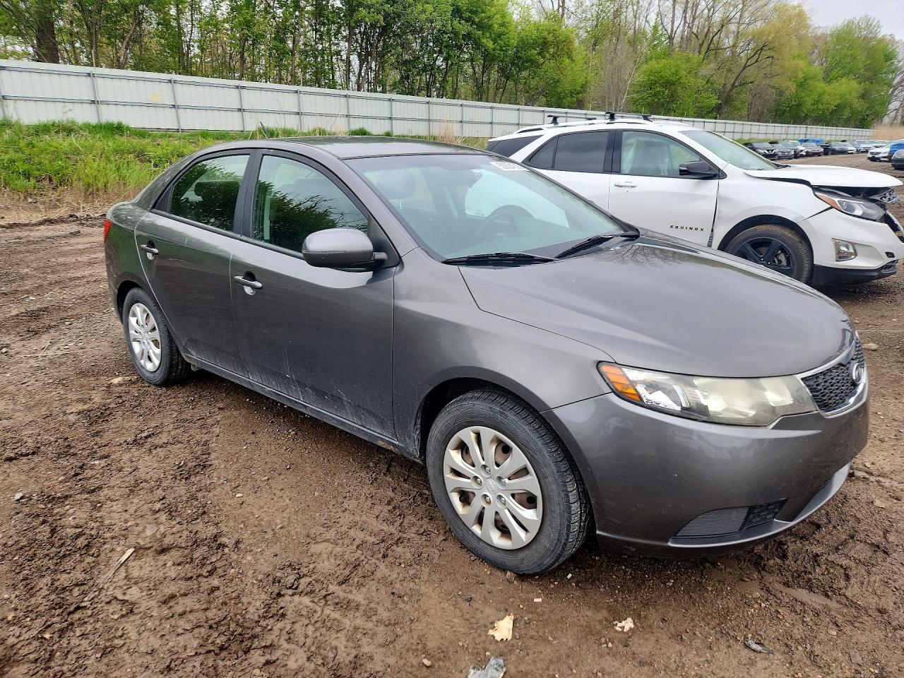 2013 Kia Forte Ex Gray vin: KNAFU4A27D5724117