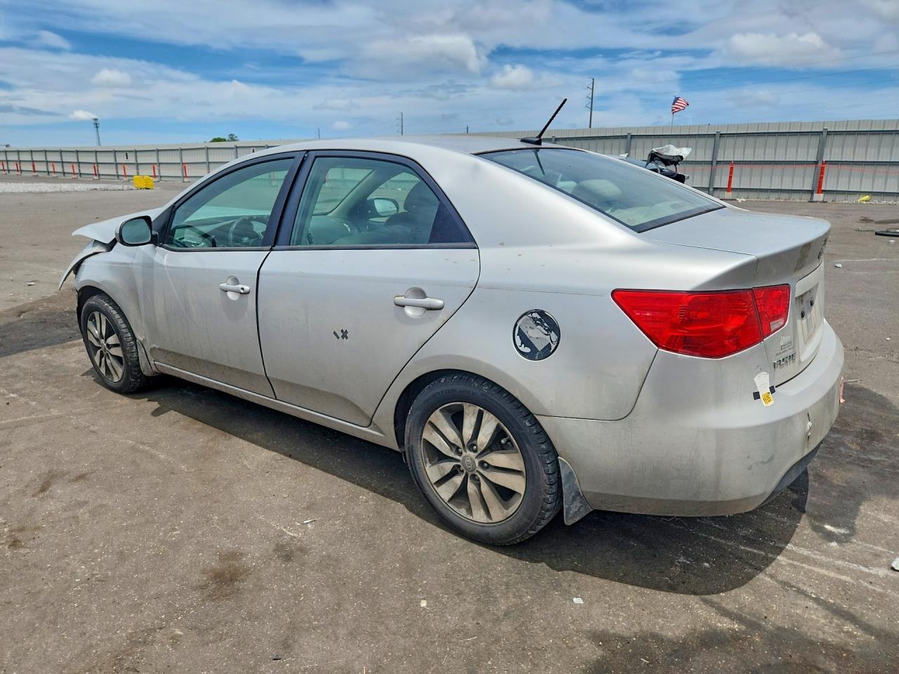 2013 Kia Forte Ex Silver vin: KNAFU4A27D5727647
