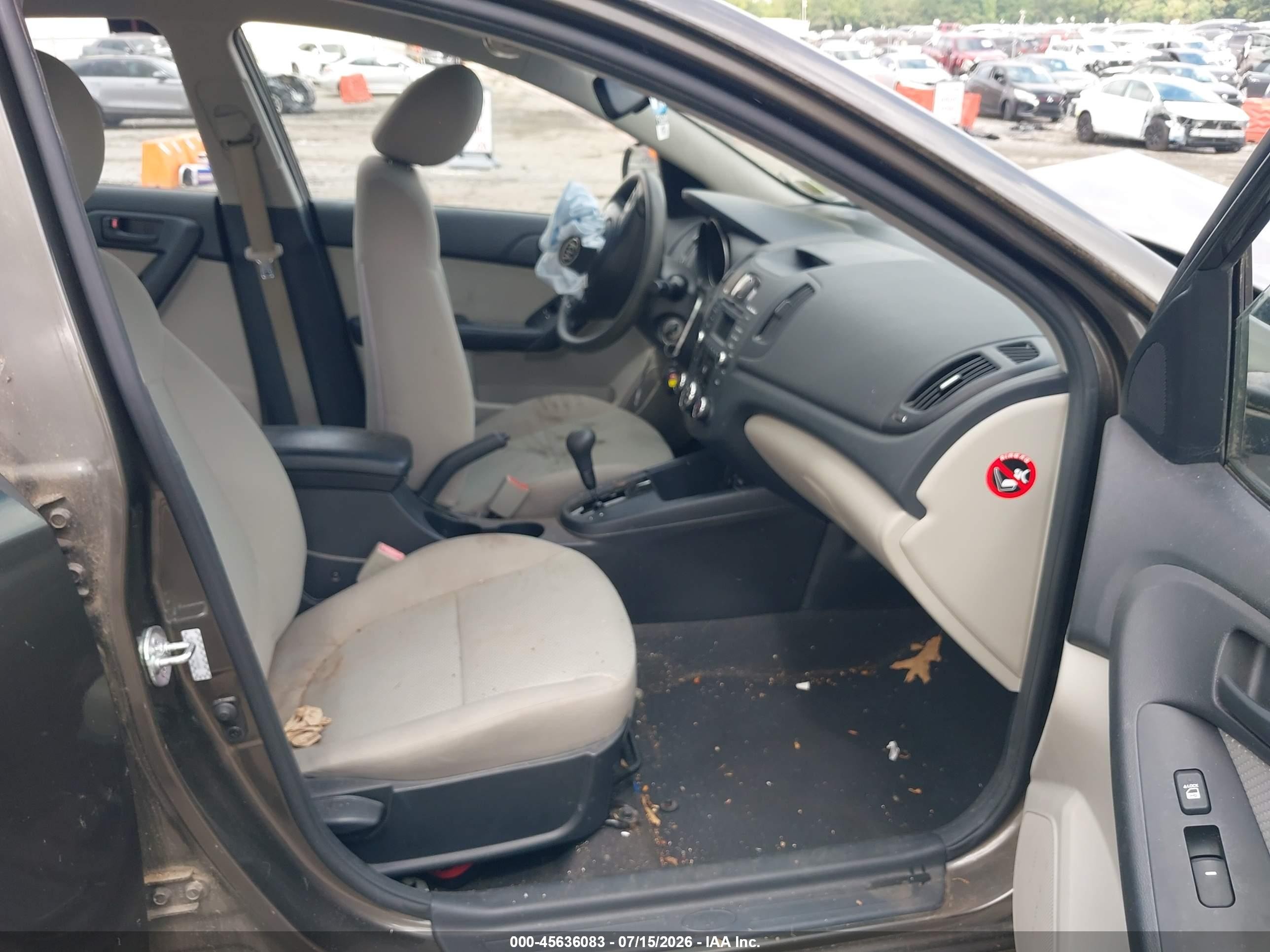 2010 Kia Forte Ex Brown vin: KNAFU4A28A5241182