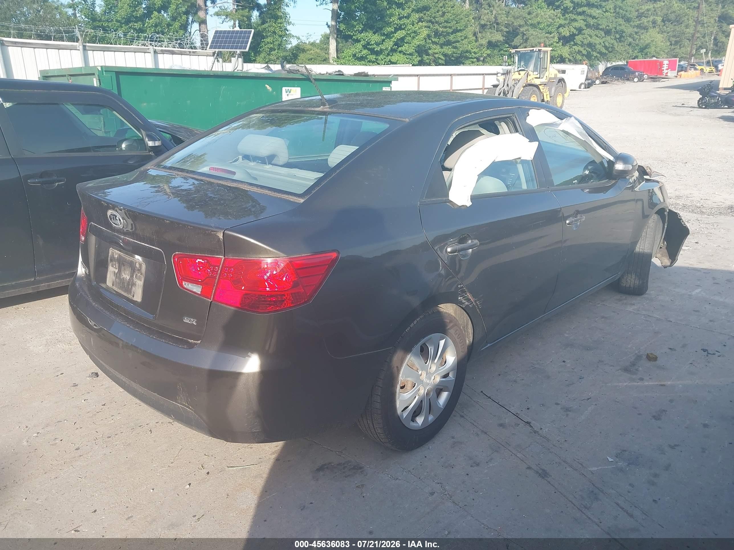 2010 Kia Forte Ex Brown vin: KNAFU4A28A5241182