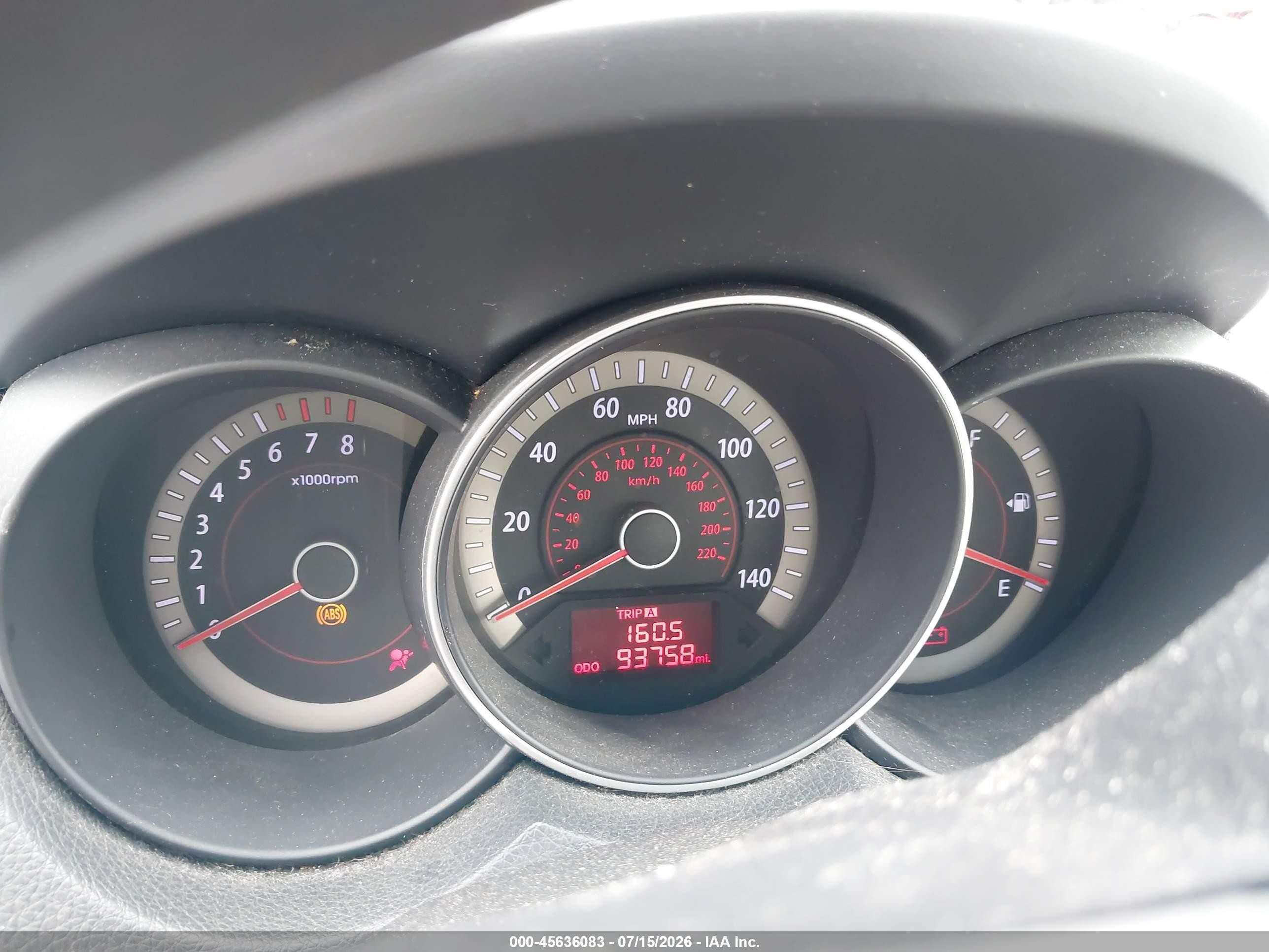 2010 Kia Forte Ex Brown vin: KNAFU4A28A5241182