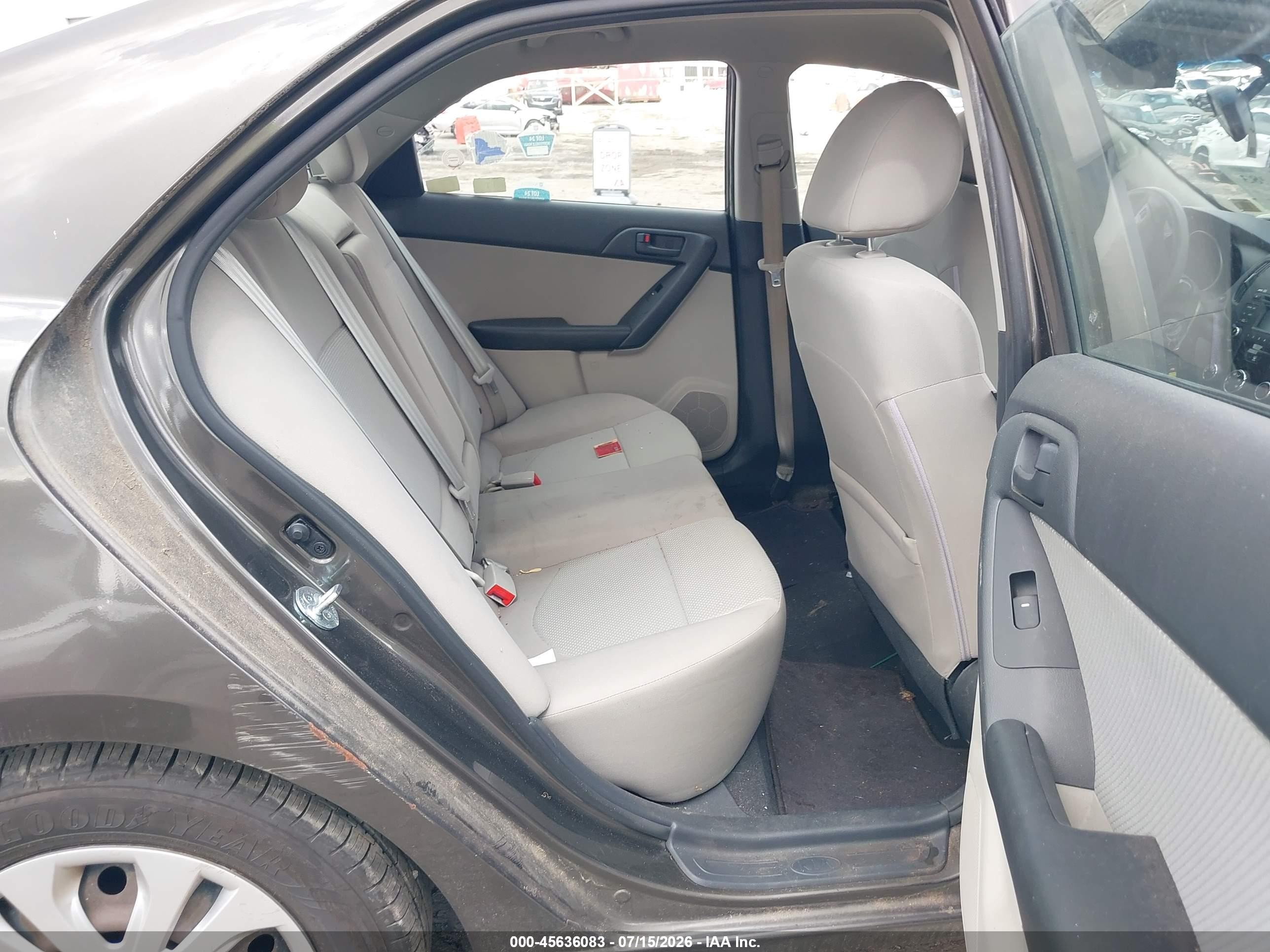 2010 Kia Forte Ex Brown vin: KNAFU4A28A5241182