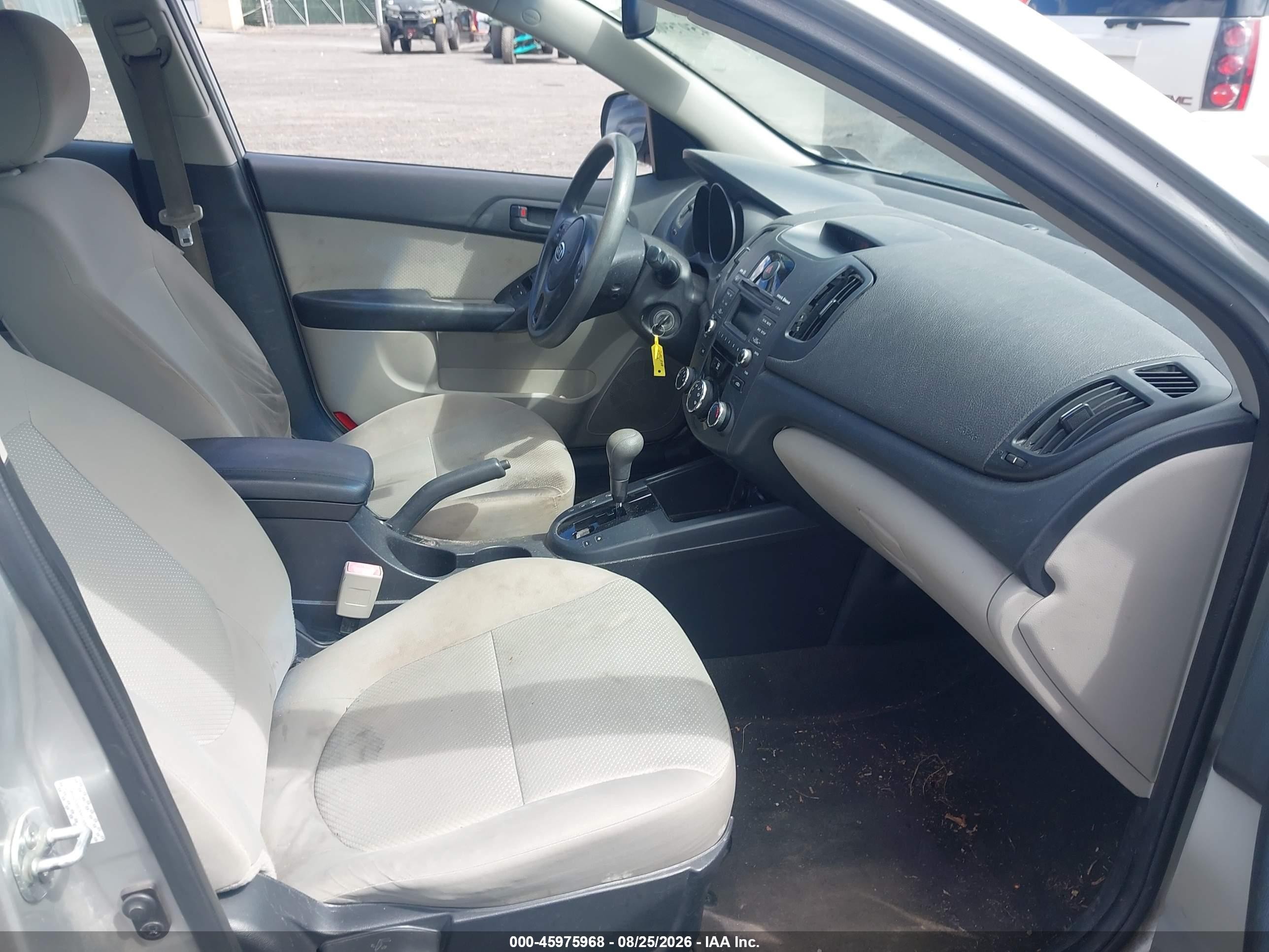 2010 Kia Forte Ex Silver vin: KNAFU4A28A5253963