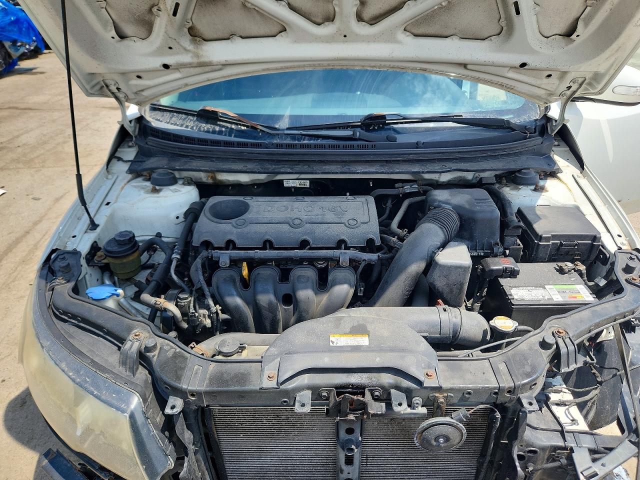 2010 Kia Forte Ex Белый vin: KNAFU4A28A5810581