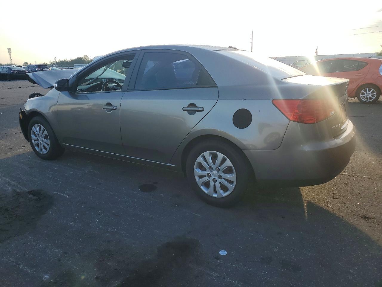 2010 Kia Forte Ex Серебряный vin: KNAFU4A28A5850255