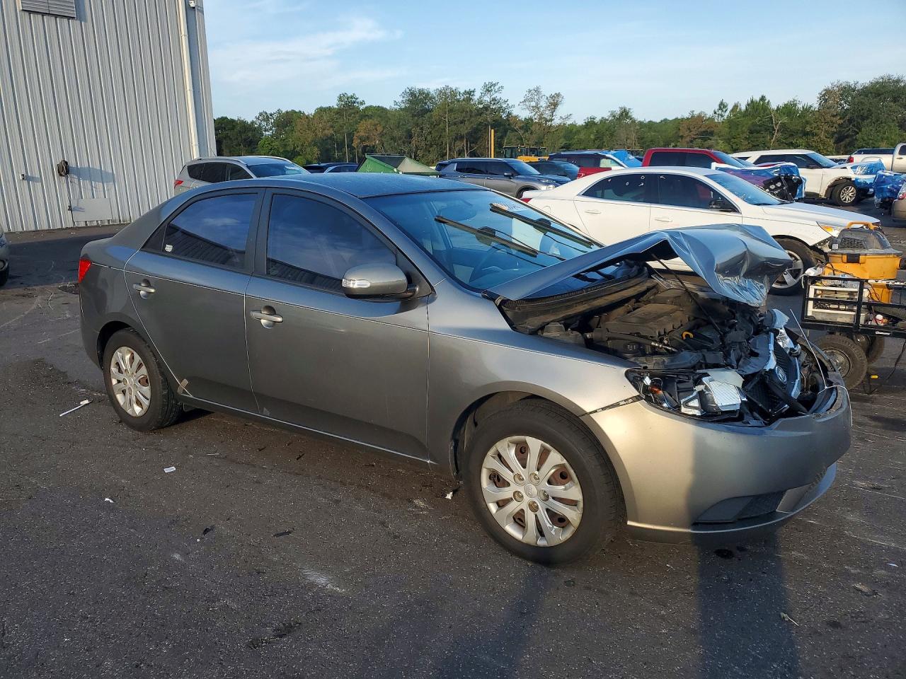2010 Kia Forte Ex Серебряный vin: KNAFU4A28A5850255