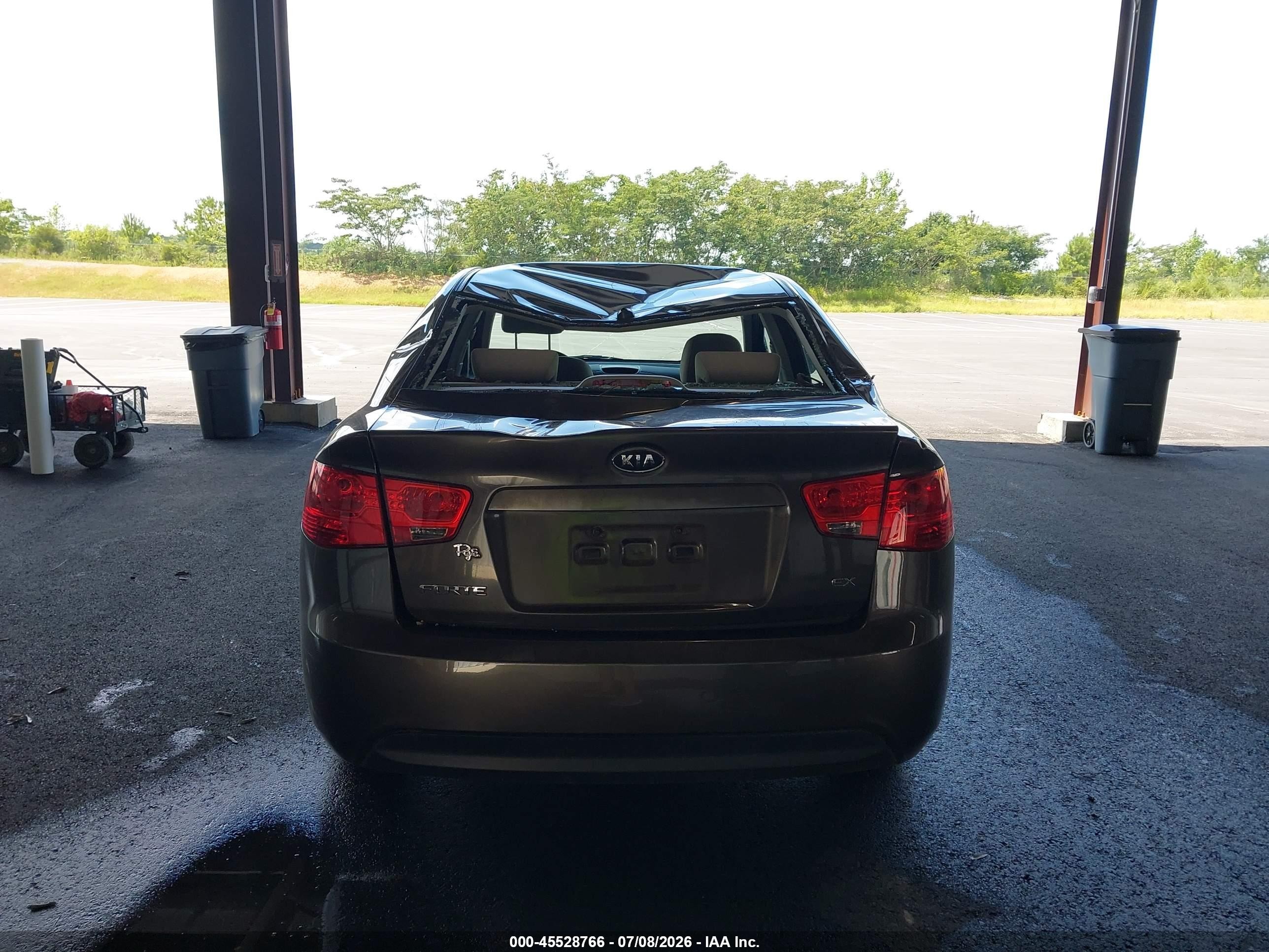 2011 Kia Forte Ex Gray vin: KNAFU4A28B5375661