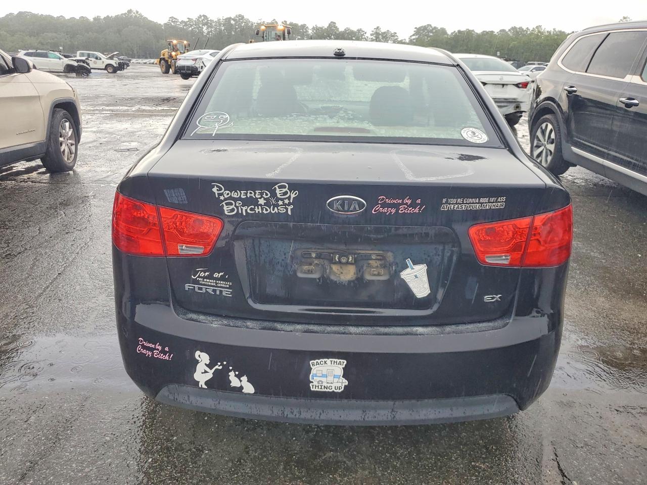 2011 Kia Forte Ex Black vin: KNAFU4A28B5451976