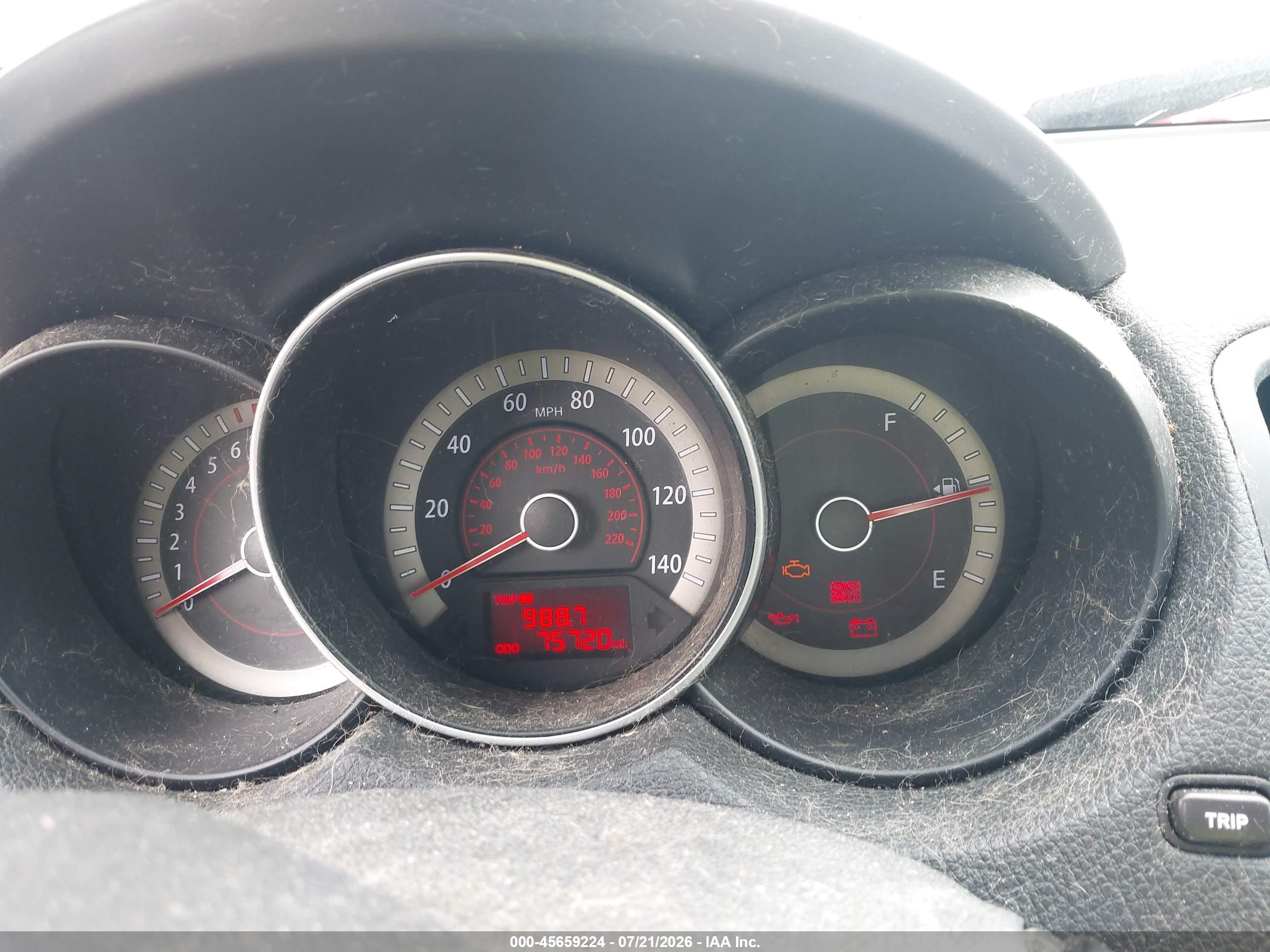 2011 Kia Forte Ex Red vin: KNAFU4A28B5890949