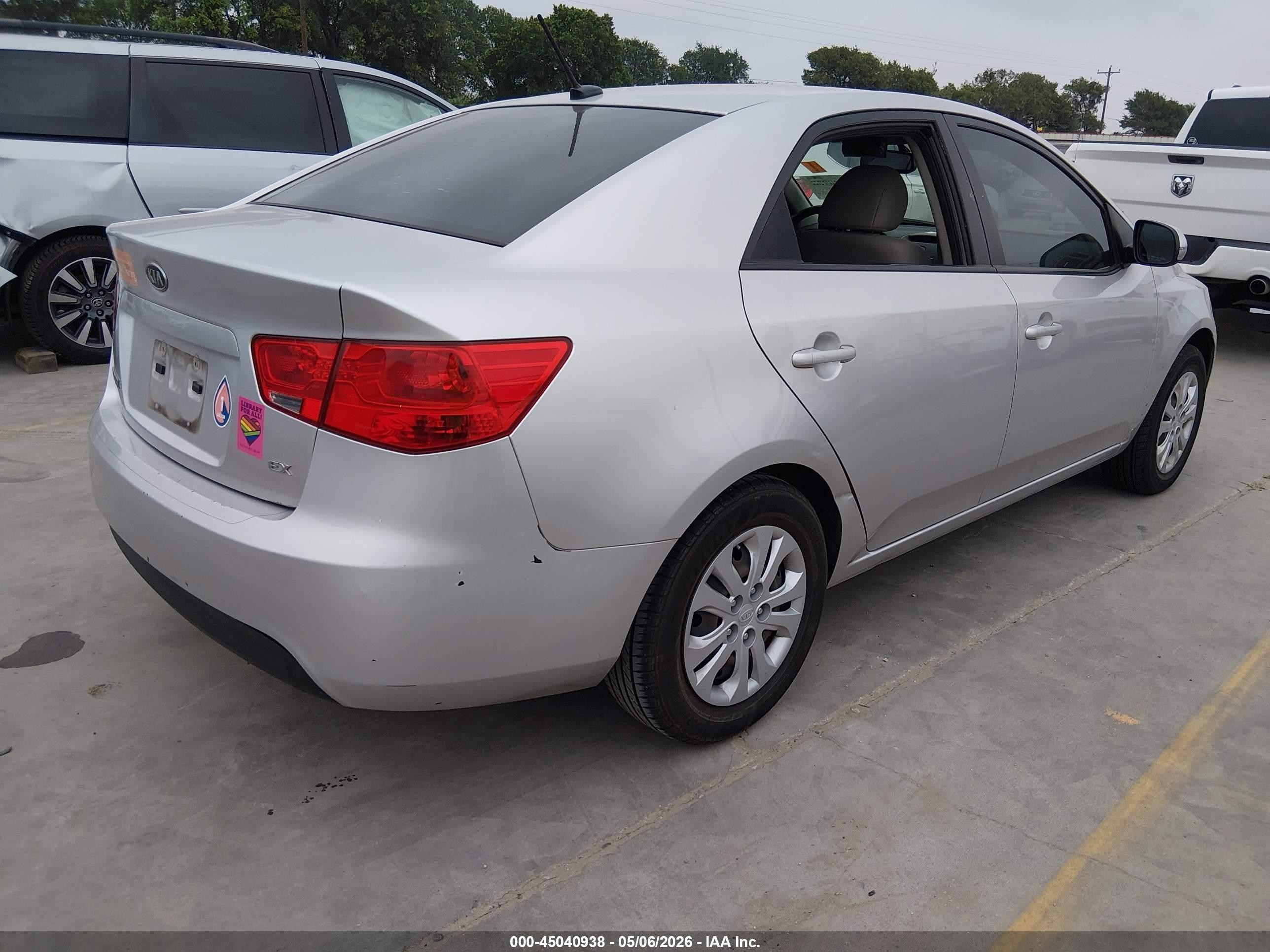 2012 Kia Forte Ex Gray vin: KNAFU4A28C5483473